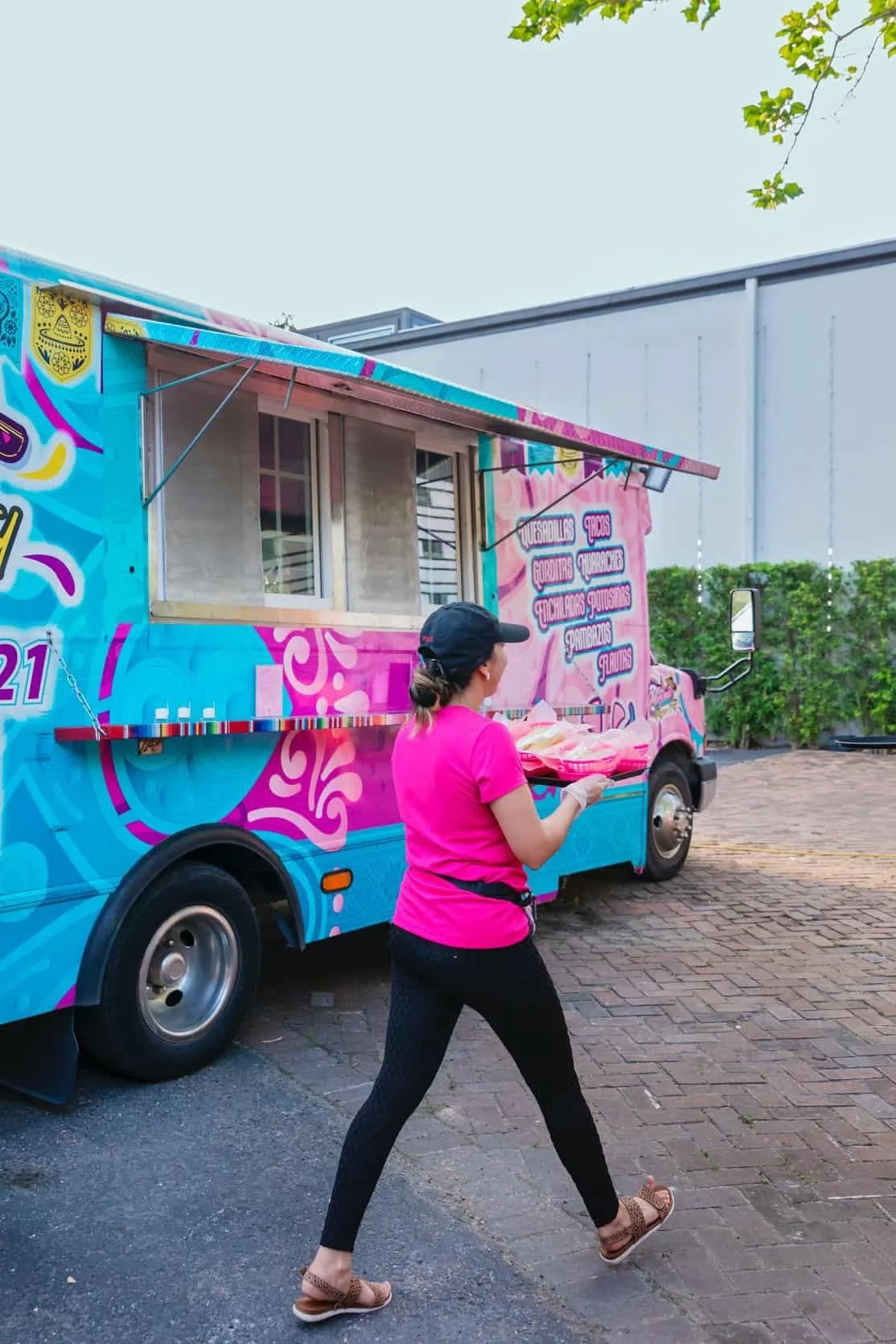 Monique's 80’s Themed Remission Food Truck Outside