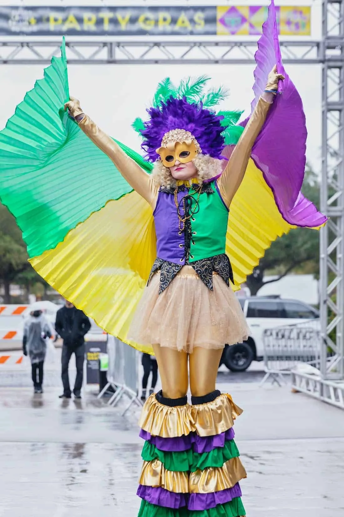 Mardi Gras Block Party at Sugar Land Town Square