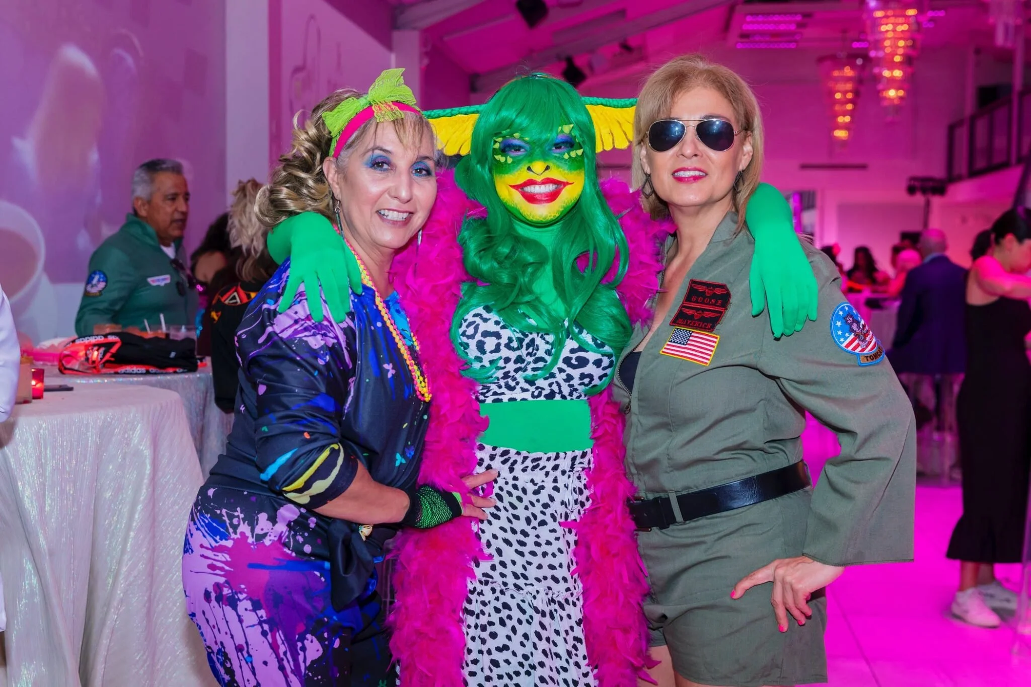 Monique's 80’s Themed Remission Celebration Cocktail Guests