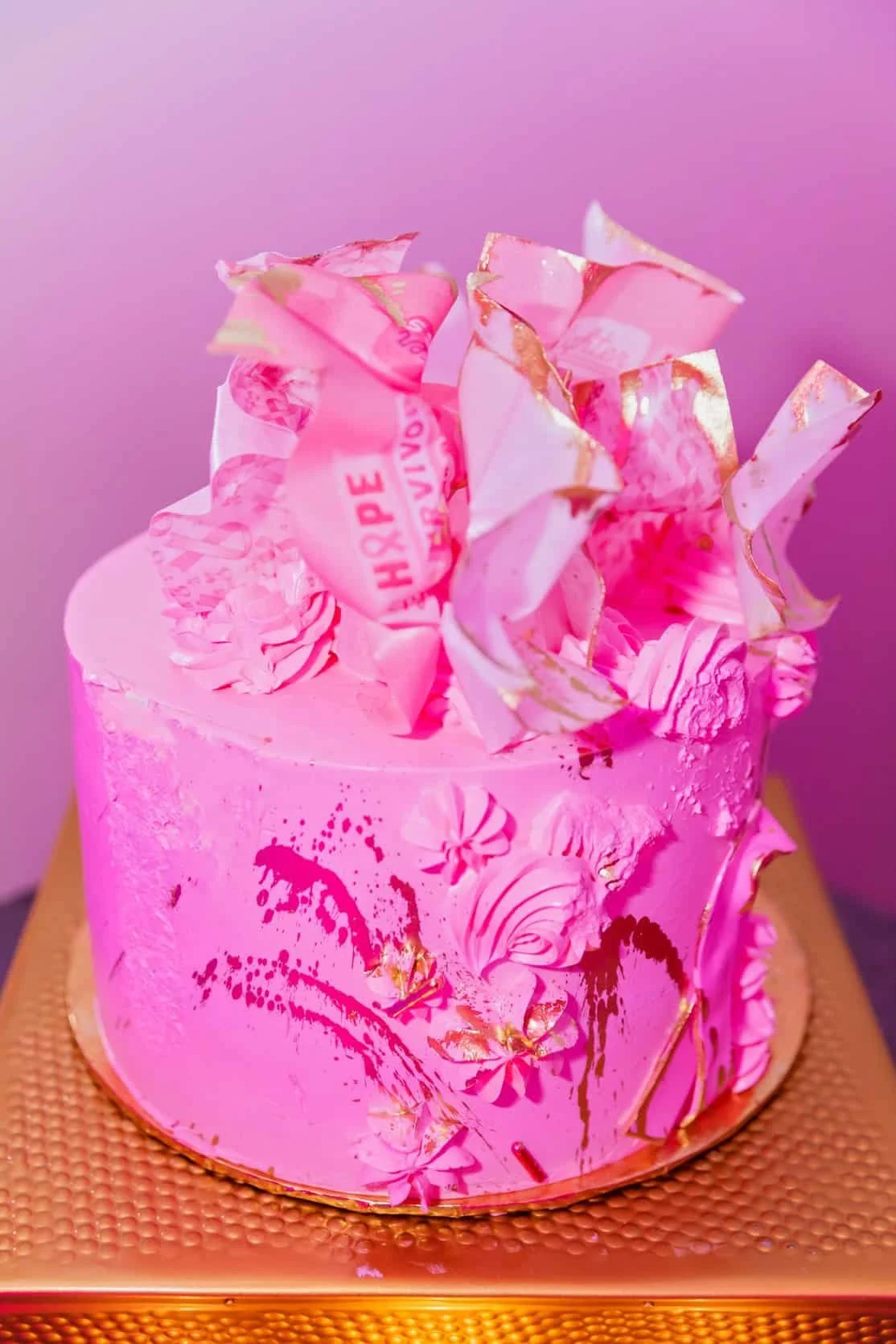 Monique's 80’s Themed Remission Celebration Cake