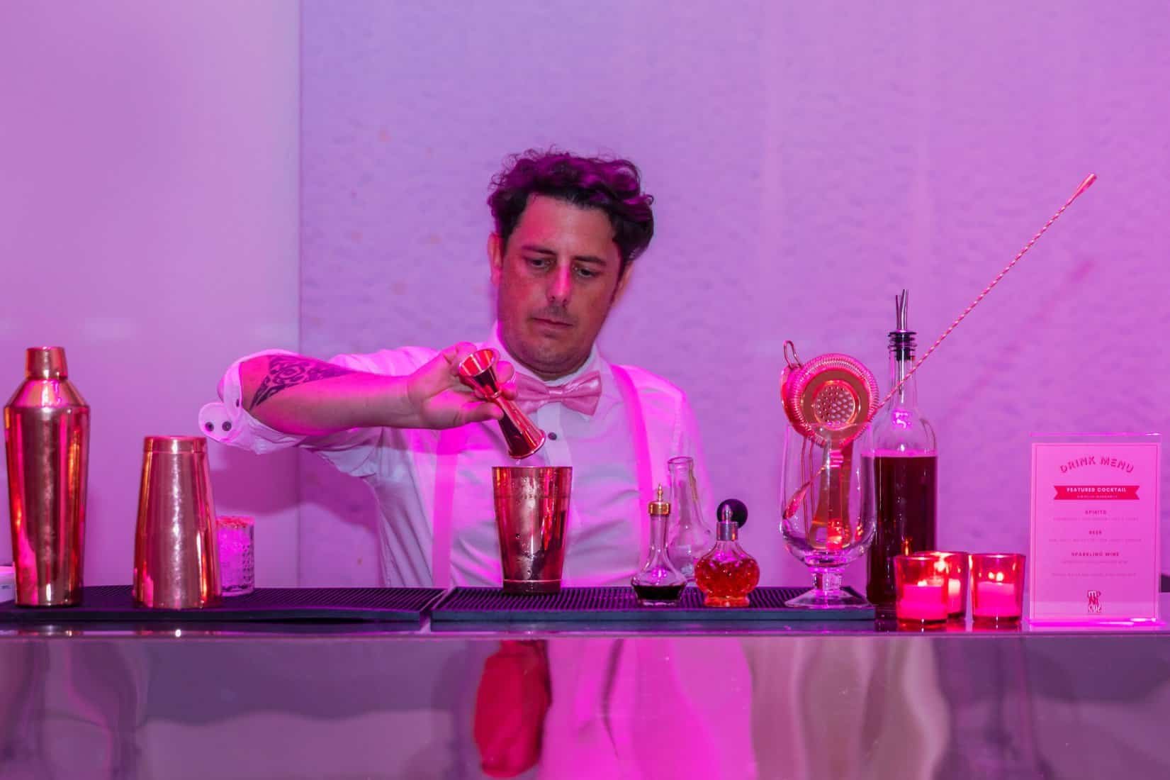 Monique's 80’s Themed Remission Celebration Bartender