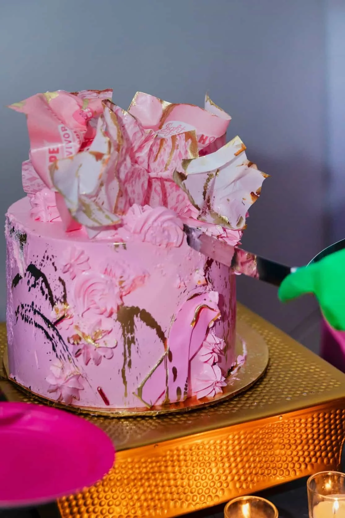 Monique's 80’s Themed Remission Celebration Cake