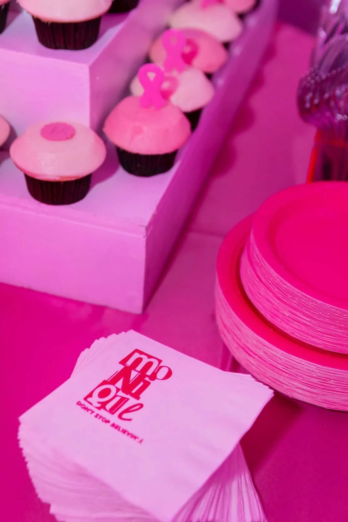 Monique's 80’s Themed Remission Celebration Cocktail Napkins