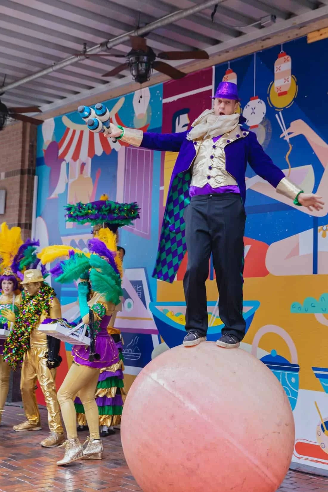 Mardi Gras Block Party at Sugar Land Town Square