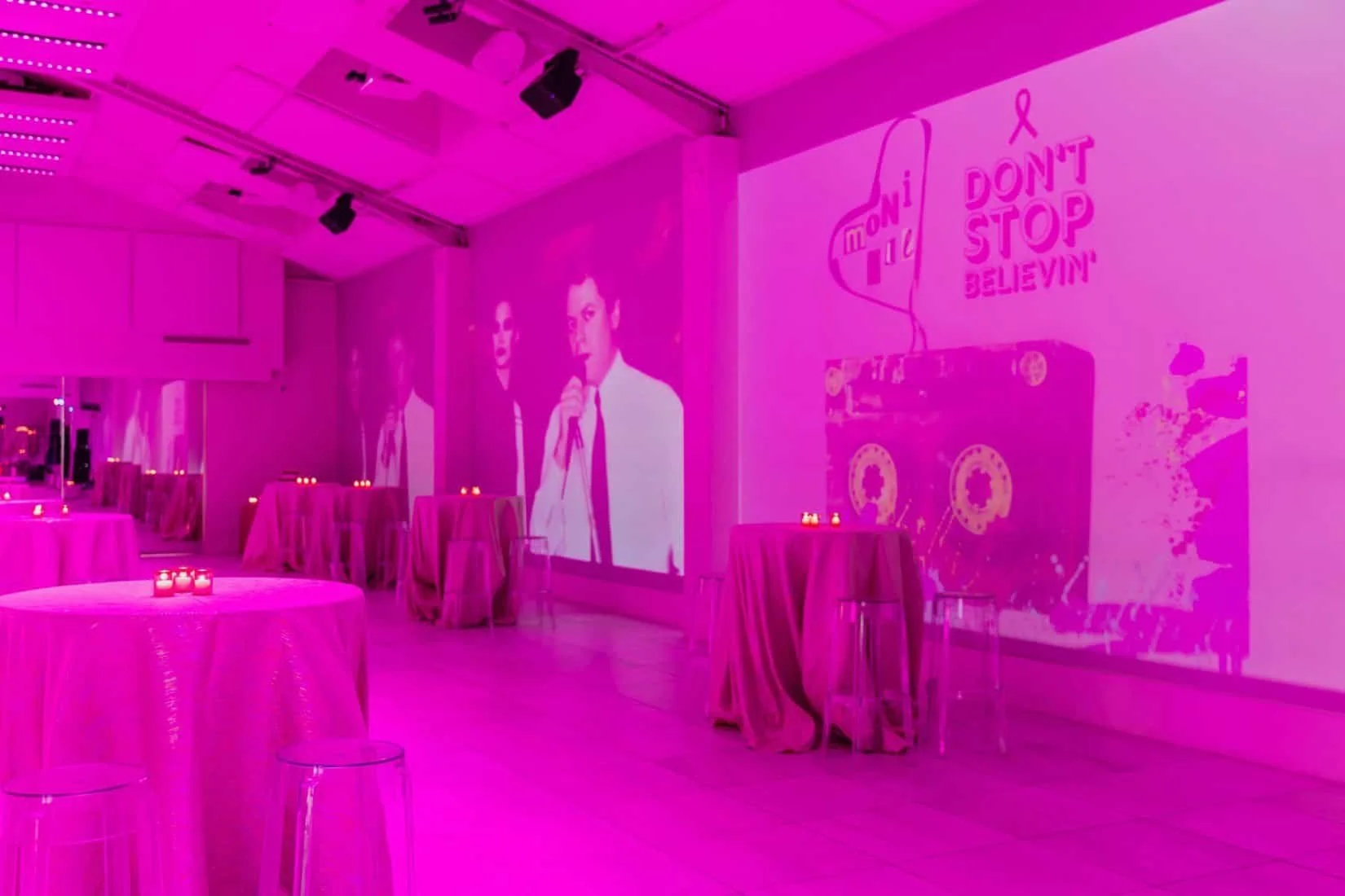Monique's 80’s Themed Remission Celebration Event Decor