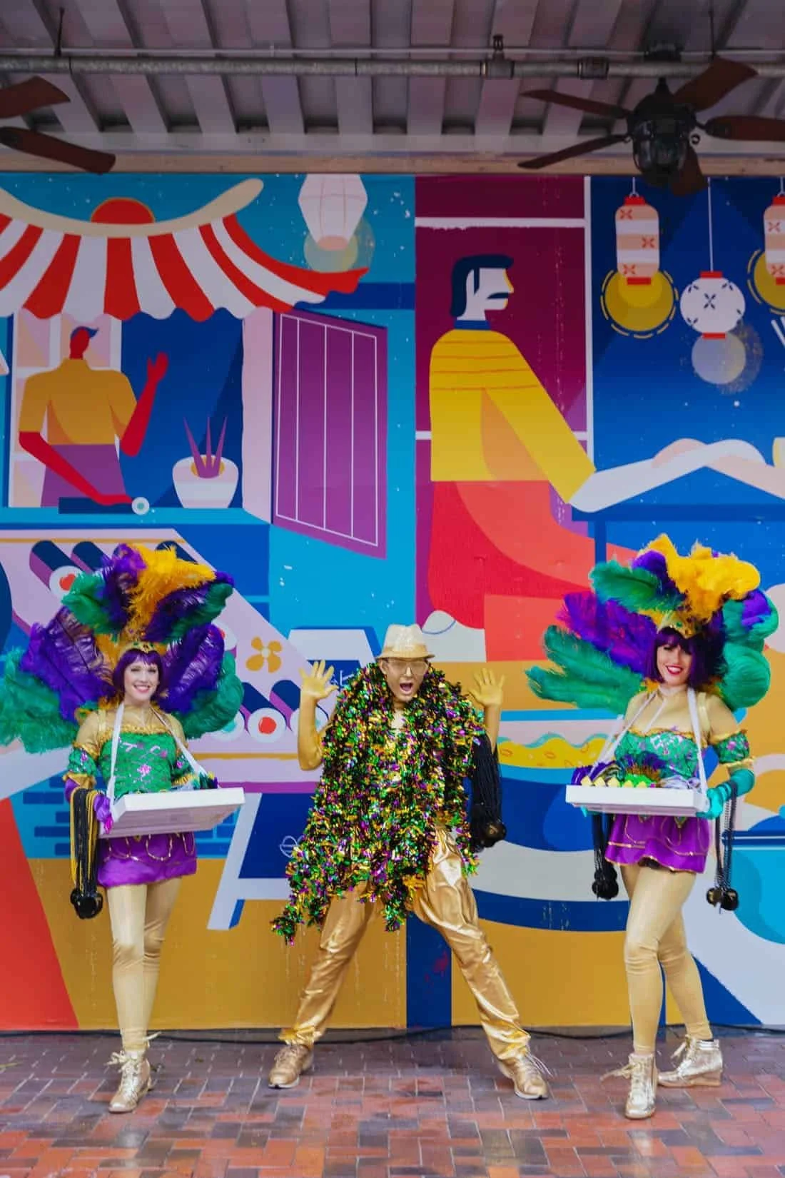 Mardi Gras Block Party at Sugar Land Town Square