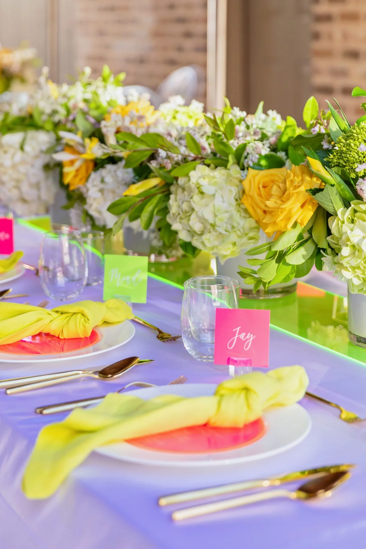 Planned With I Event Planning & Design I Anna's Classic Neon Birthday Party Dinner Celebration