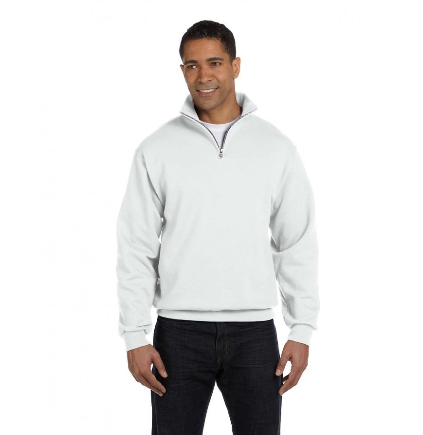 Jerzees 995M Unisex NuBlend® Quarter-Zip Cadet Collar Sweatshirt - 8 oz.