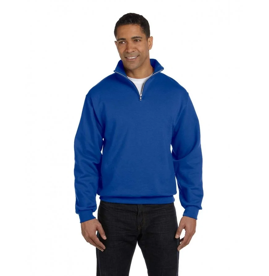 Jerzees 995M Unisex NuBlend® Quarter-Zip Cadet Collar Sweatshirt - 8 oz.