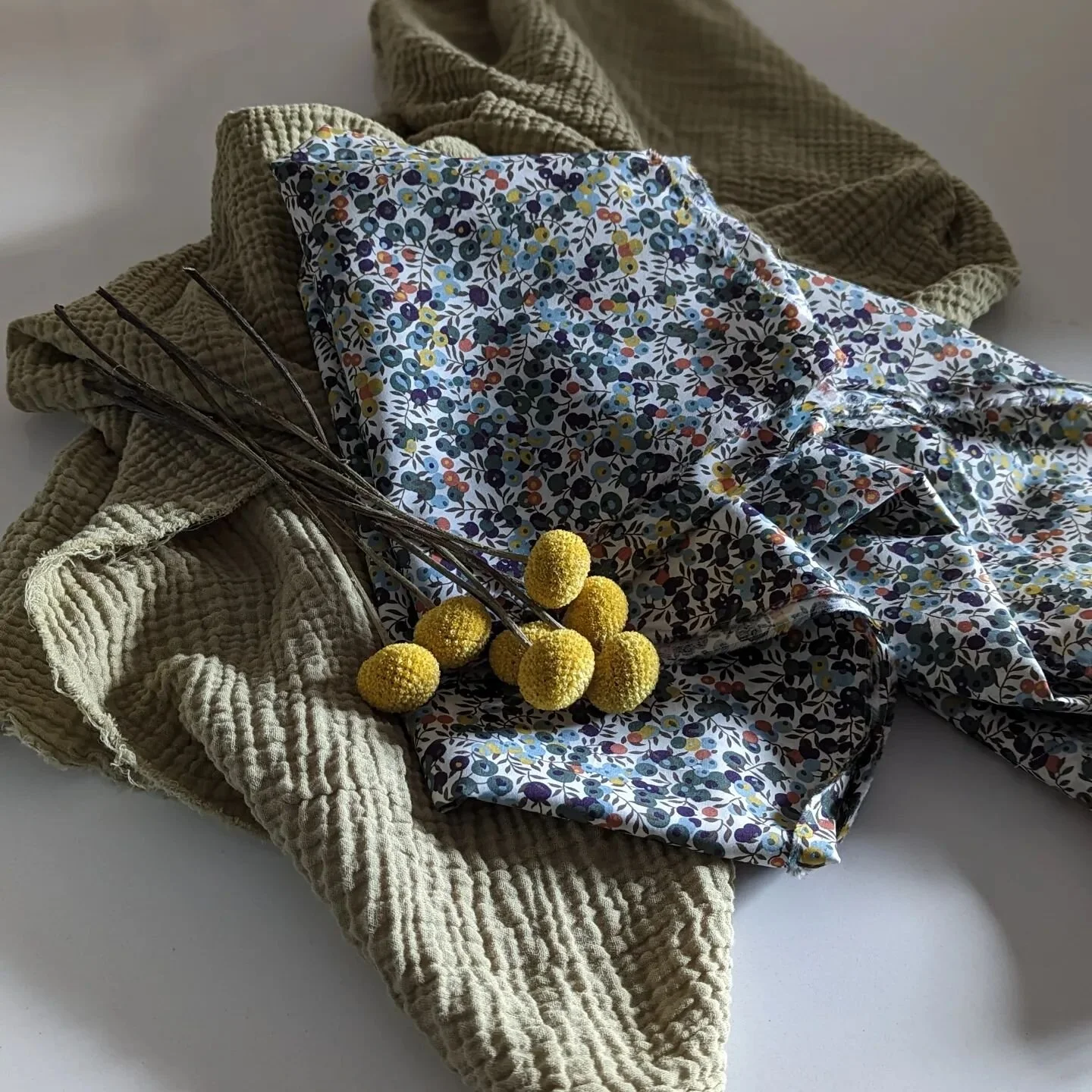 &quot;Creative&quot; is in our name for a reason. 

I'm excited to turn this Wiltshire fabric from Liberty into something special for someone special.  Excited to share the final product in this feed once it has been gifted to its intended recipient.
