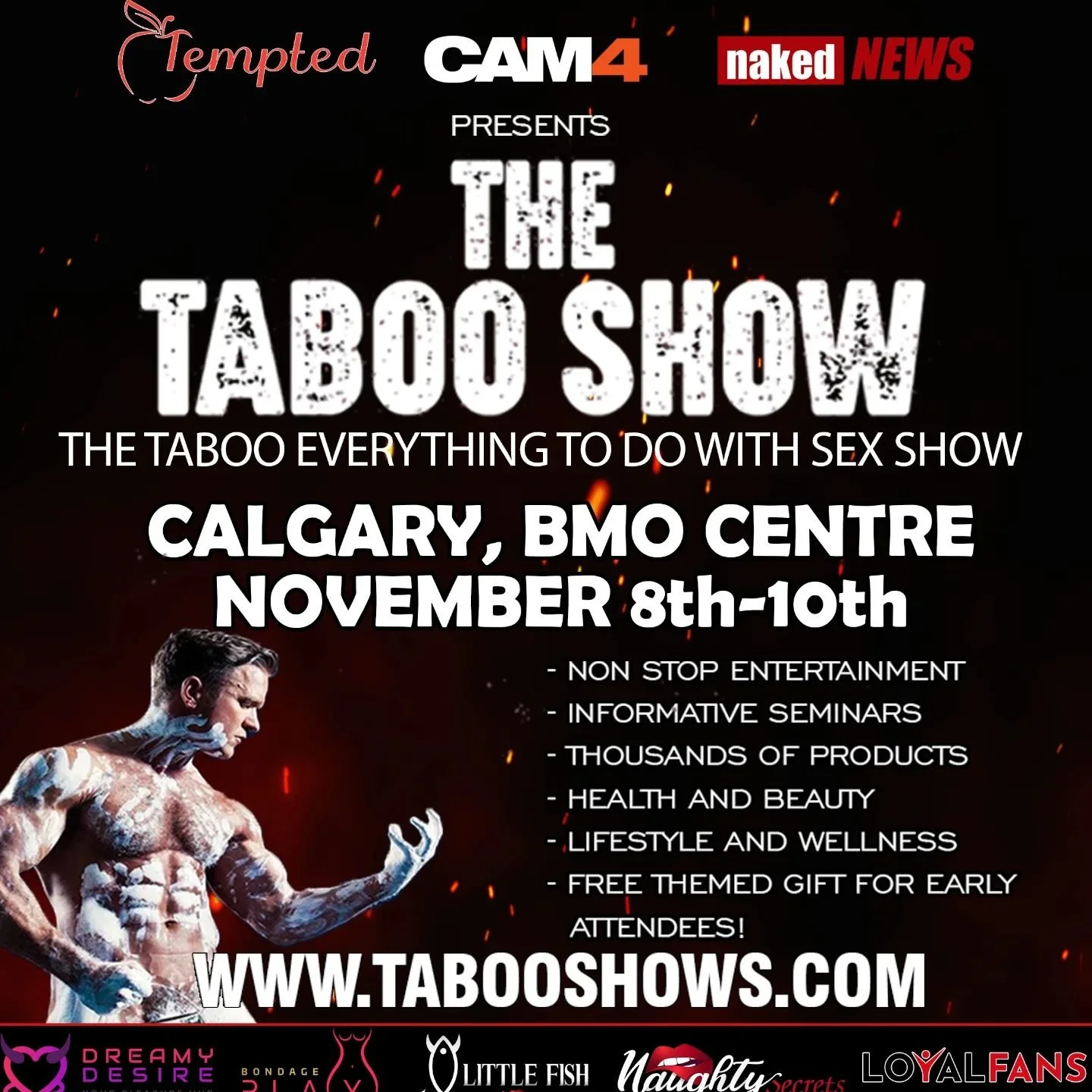 @thetabooshow !! We will be there