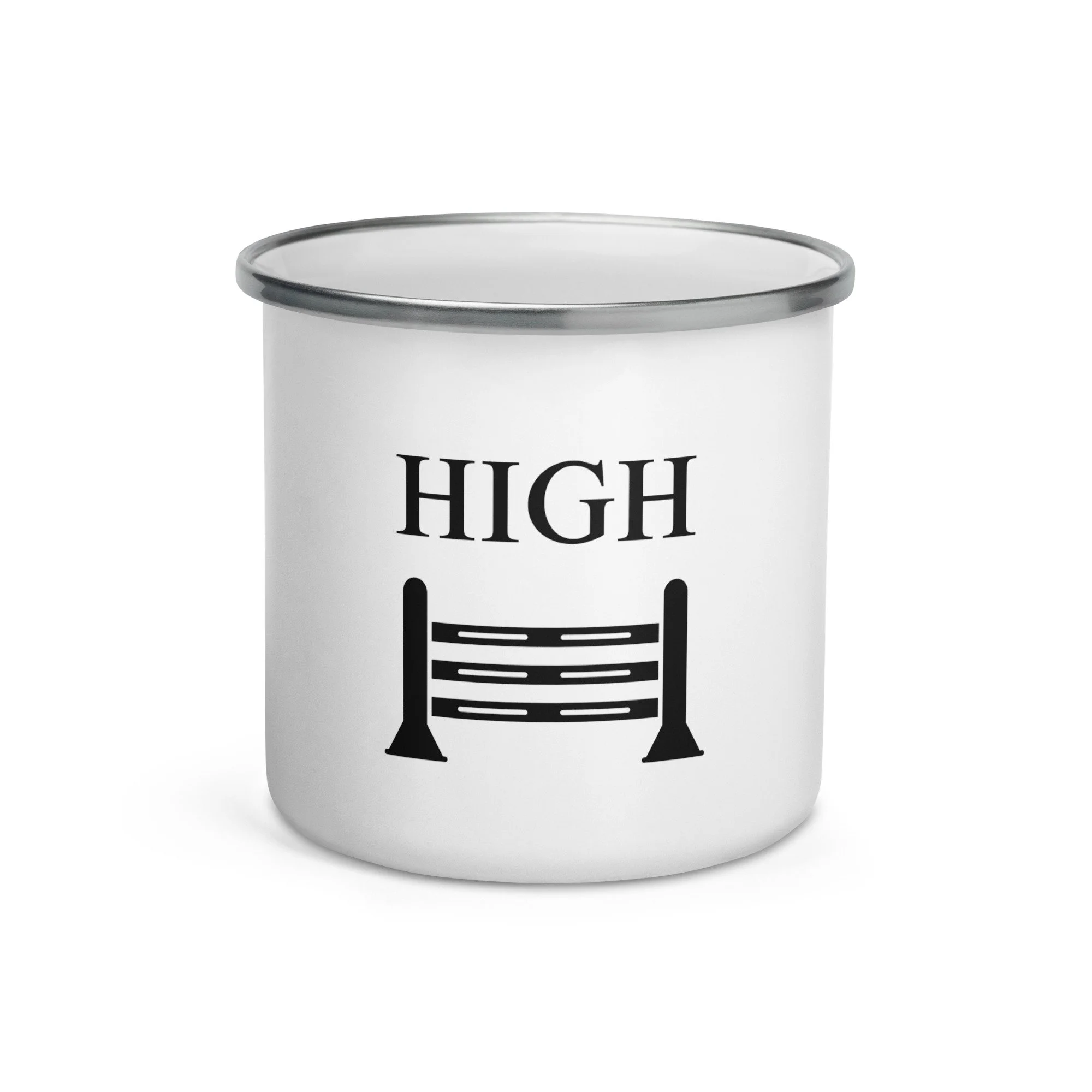 High Standards Enamel Mug