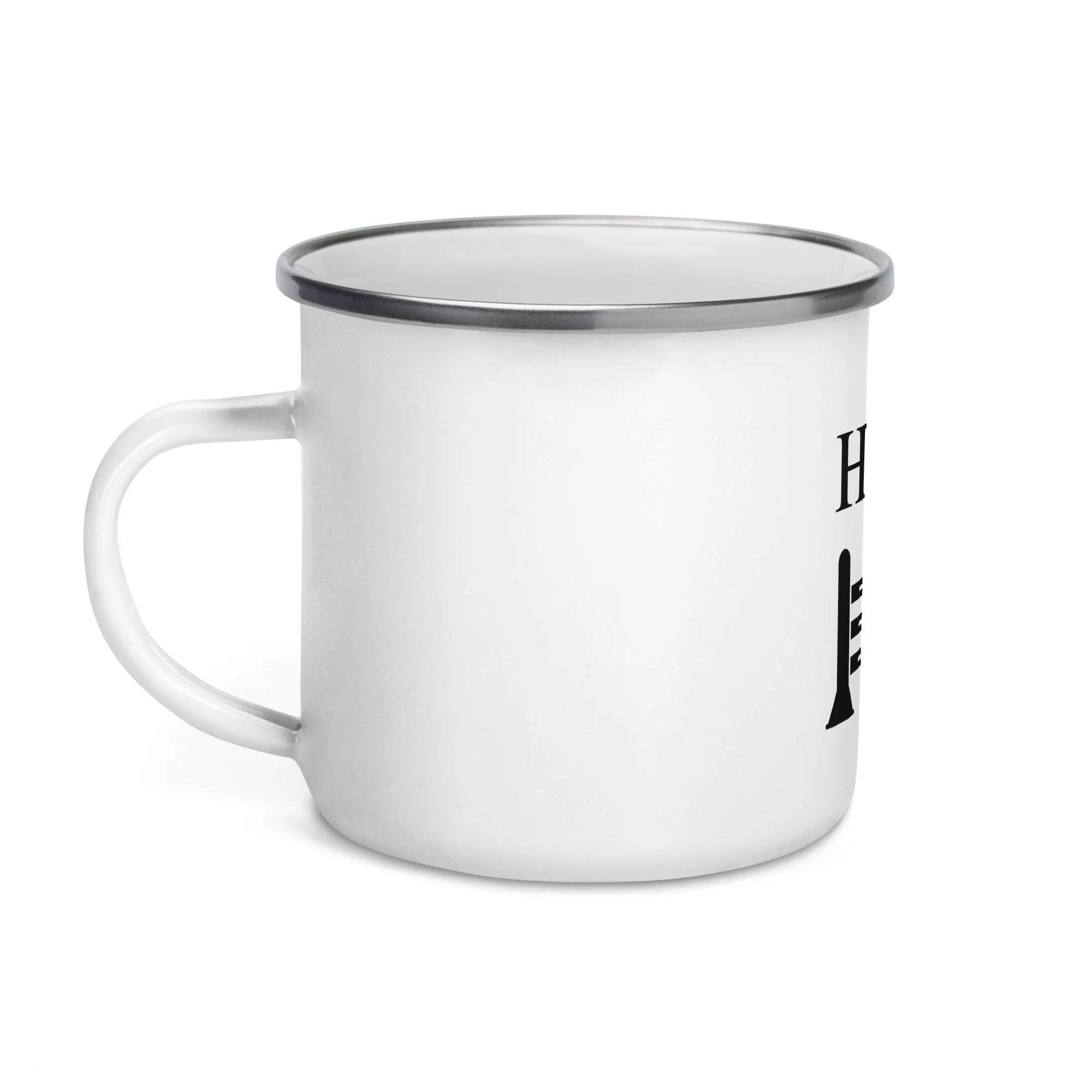 High Standards Enamel Mug