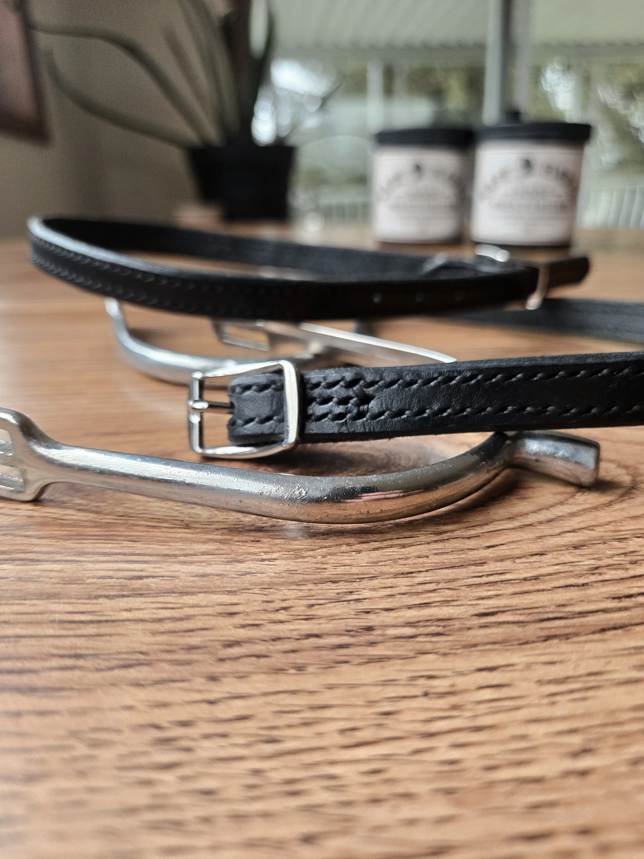 Stitched Genuine Leather 1/2