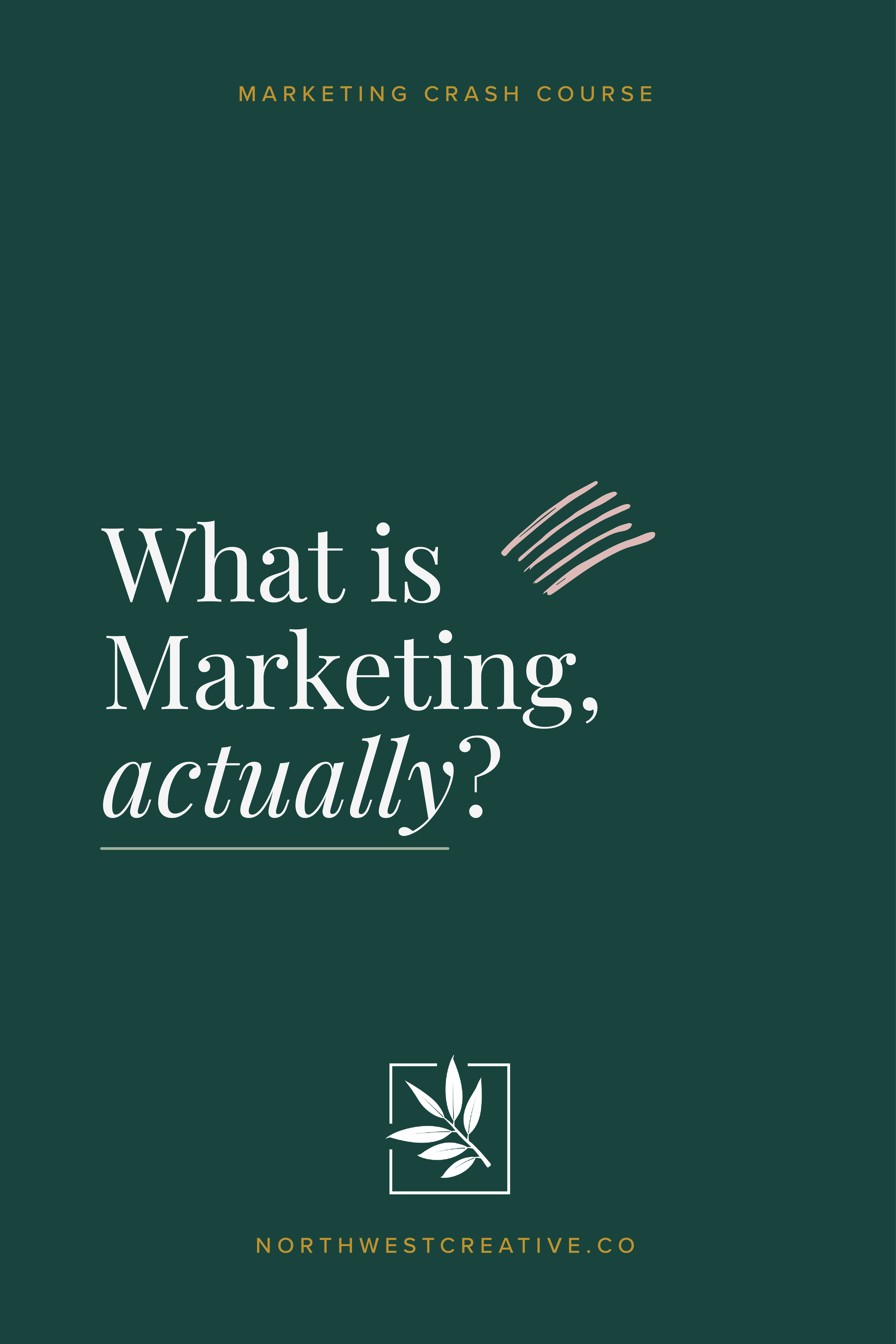 Northwest Creative - Marketing 101 - Crash Course