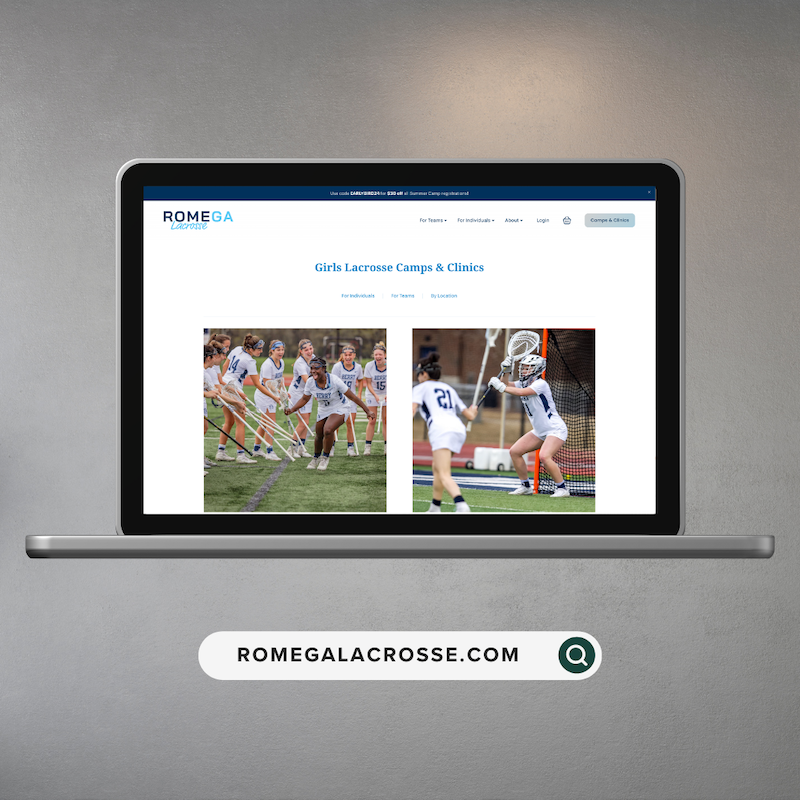 Northwest Creative Portfolio - RomeGA Lacrosse Website.png