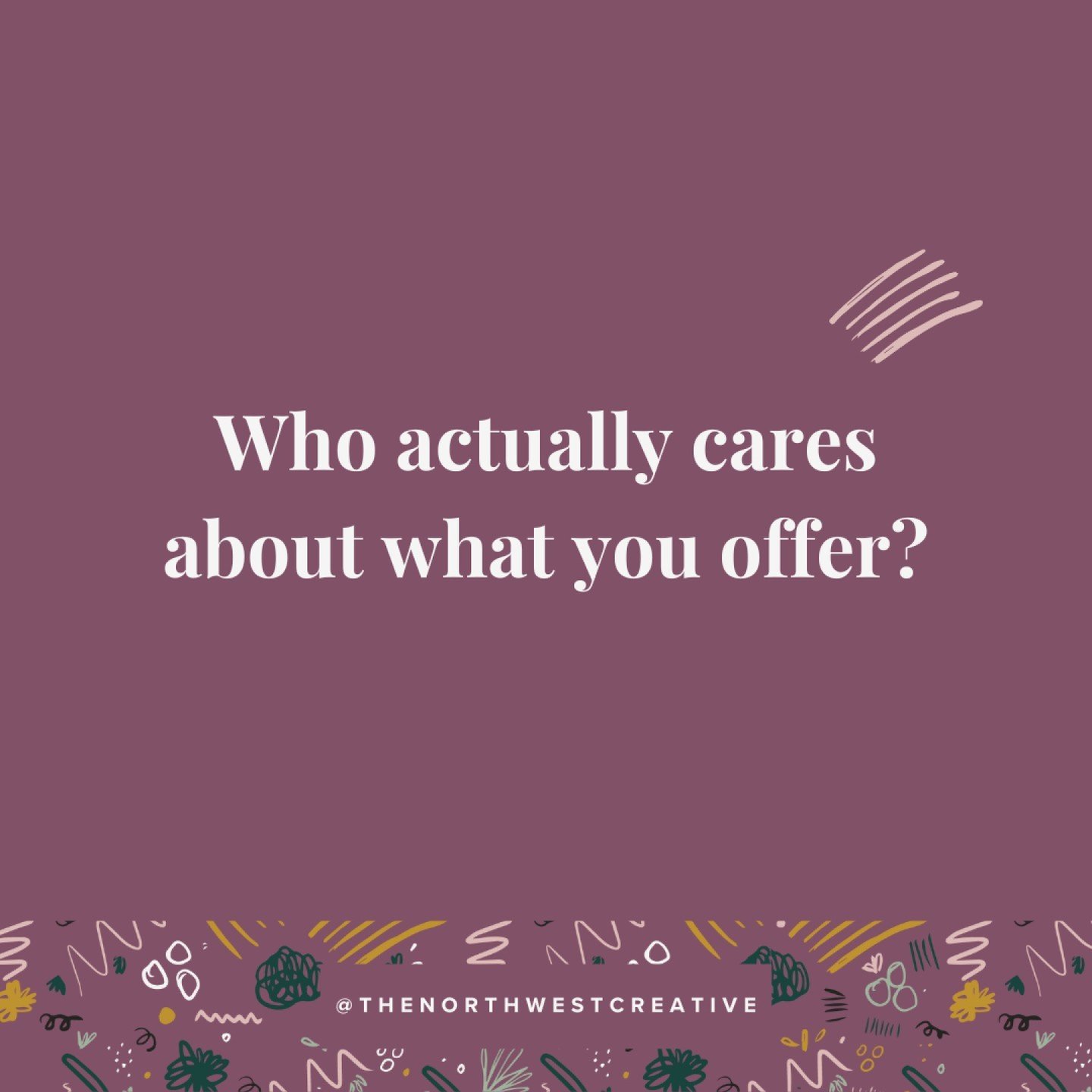 🧐 Could you tell me right now who your ideal customer is? Who actually cares about what you offer?

Great marketing requires a deep understanding of who will really buy what you're selling.

Your audience matters. If you aren't thinking about them a