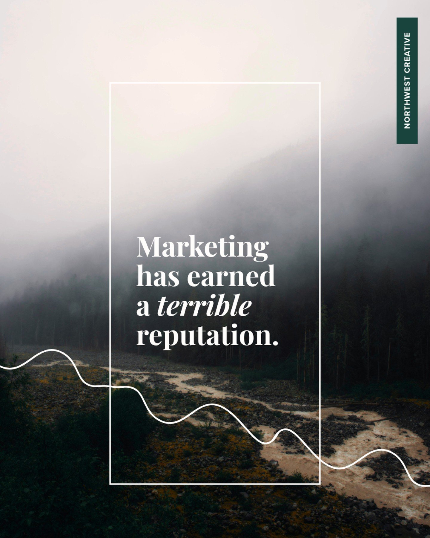 Marketing has a reputation problem.

A lot of people hear the word and immediately think: manipulation, urgency tactics, shiny promises, pressure where it doesn&rsquo;t belong.

And honestly, I get why. It feels like a weight on my shoulders.

But I 
