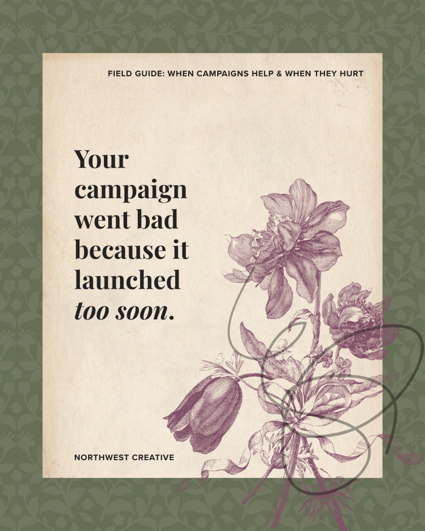If your marketing campaign flopped, it's likely because your foundations were unsteady.

I've watched this pattern play out more times than I can count. A business feels stuck, growth has plateaued, and leads are inconsistent. So the answer becomes, 