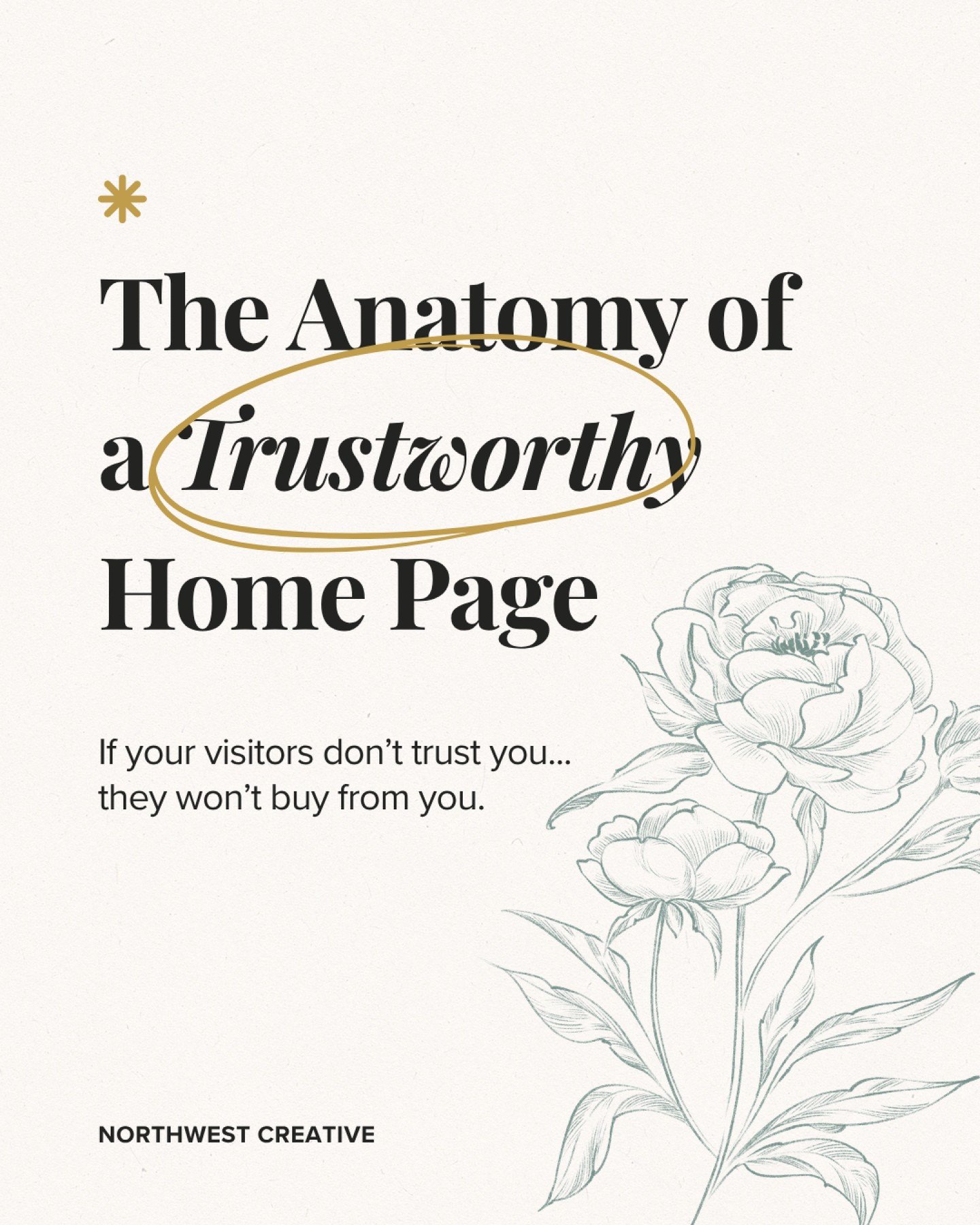 Your homepage has about 3 seconds to earn the next 3 minutes. 🥵

If you don't immediately deliver what your visitors are expecting, they'll bounce.

So, what are they looking for? Trust signals... the things that subtly tell a visitor you're safe, r