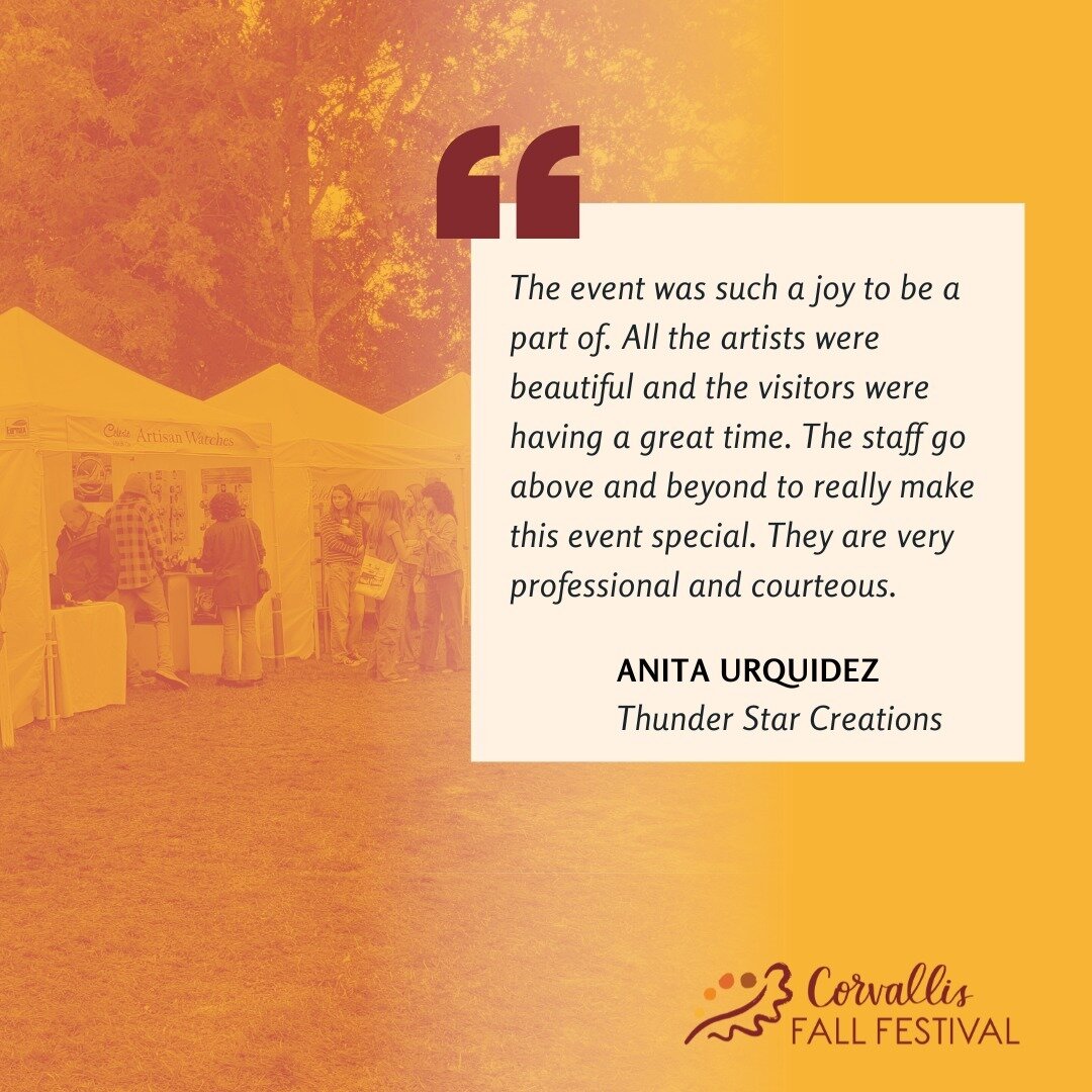 The 2024 artist application opens two weeks from today! Don't miss your chance to join 170+ talented artists in beautiful Central Park this fall and connect with thousands of festival visitors. Here's a rave review from artist Anita Urquidez of Thund