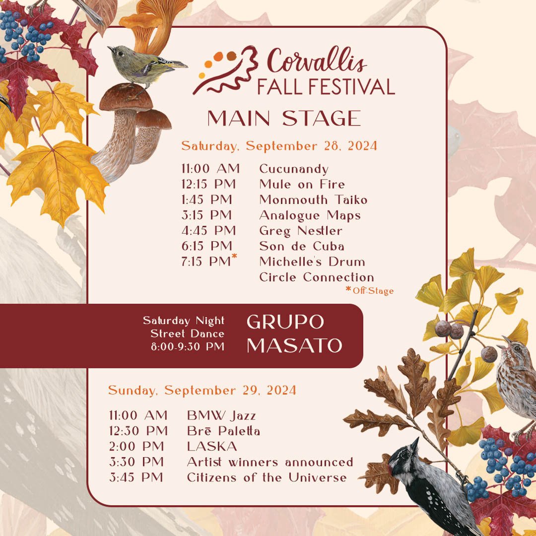 Corvallis Fall Festival 2024 Dates Zaria Mariquilla