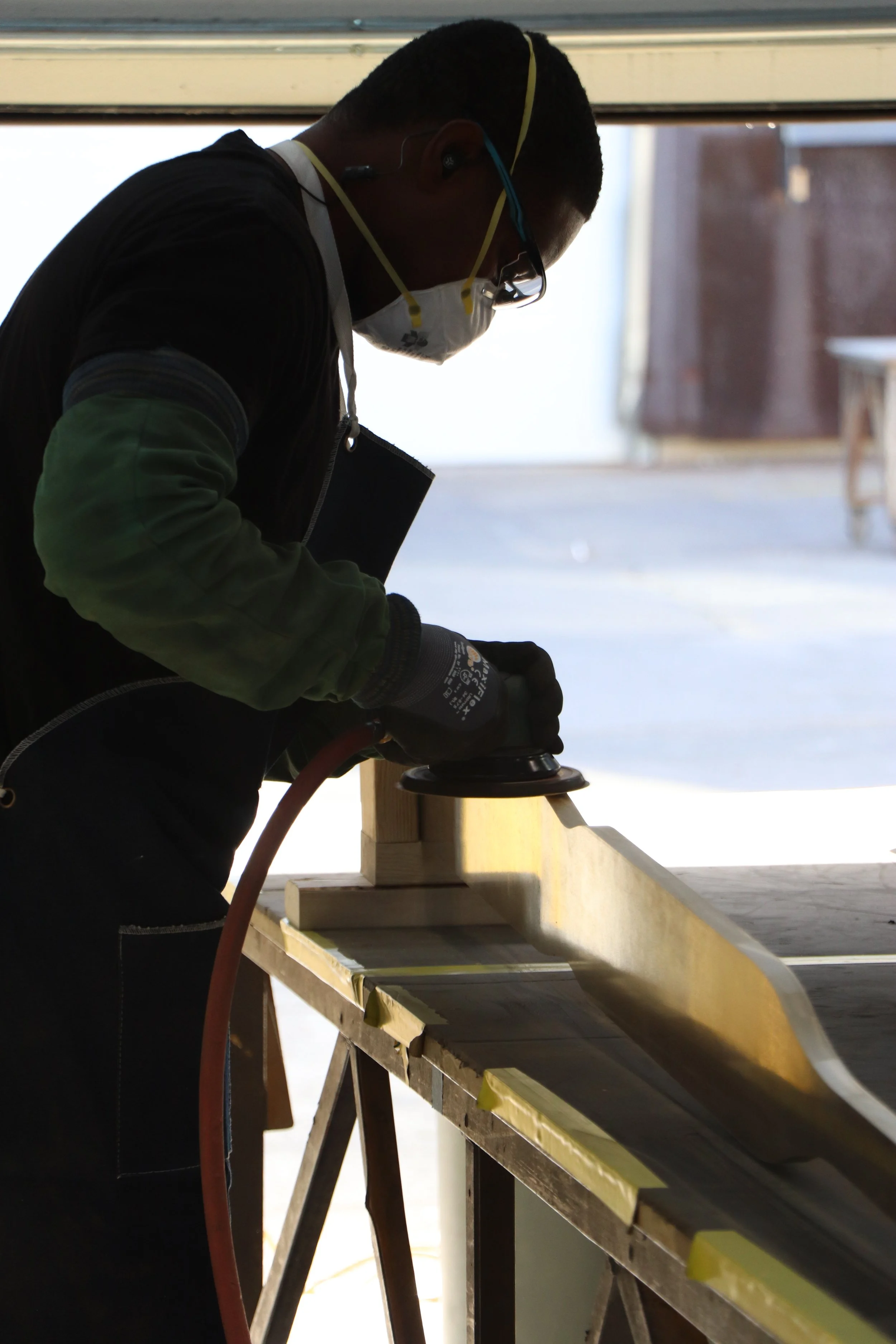 10.01.2020_Mingei Brass pickets_Angel Hair by hand1.JPG