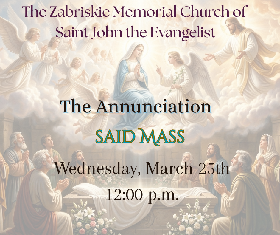 The Feast of the Annunciation