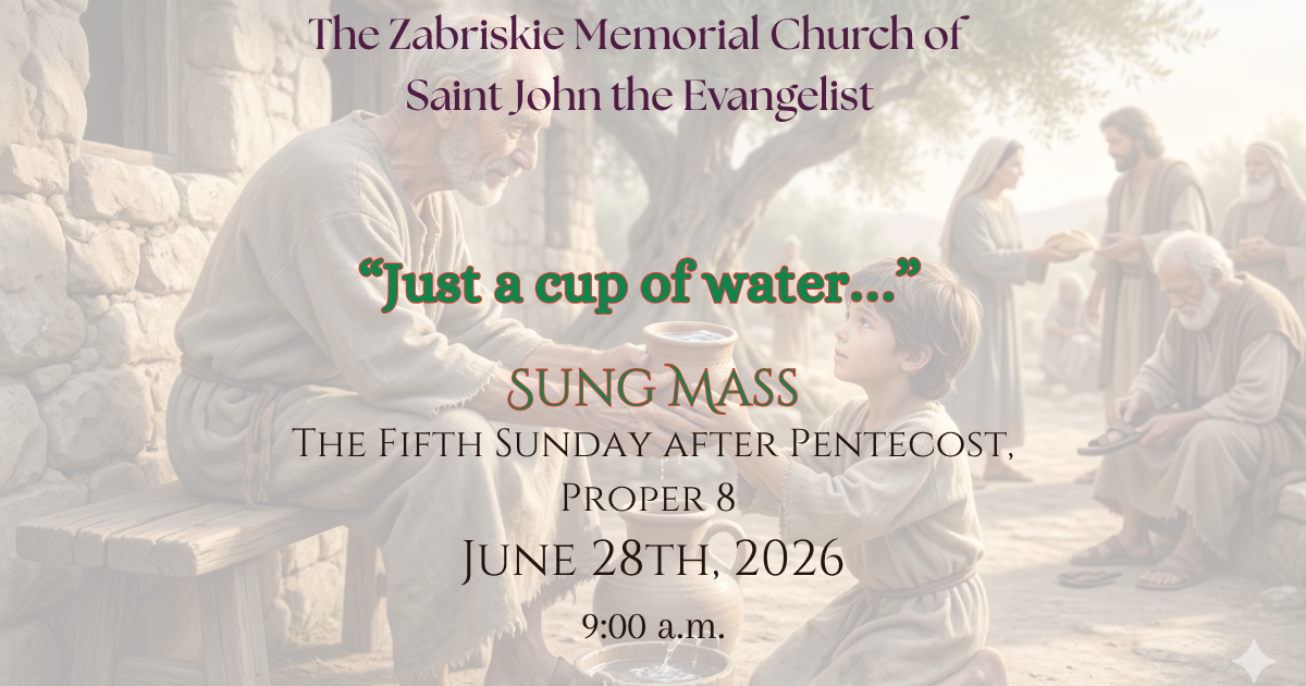 The 5th Sunday after Pentecost, Proper 8