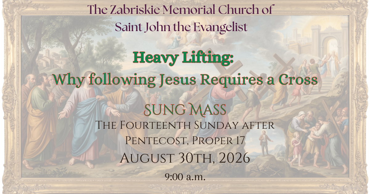 The Fourteenth Sunday after Pentecost, Proper 17