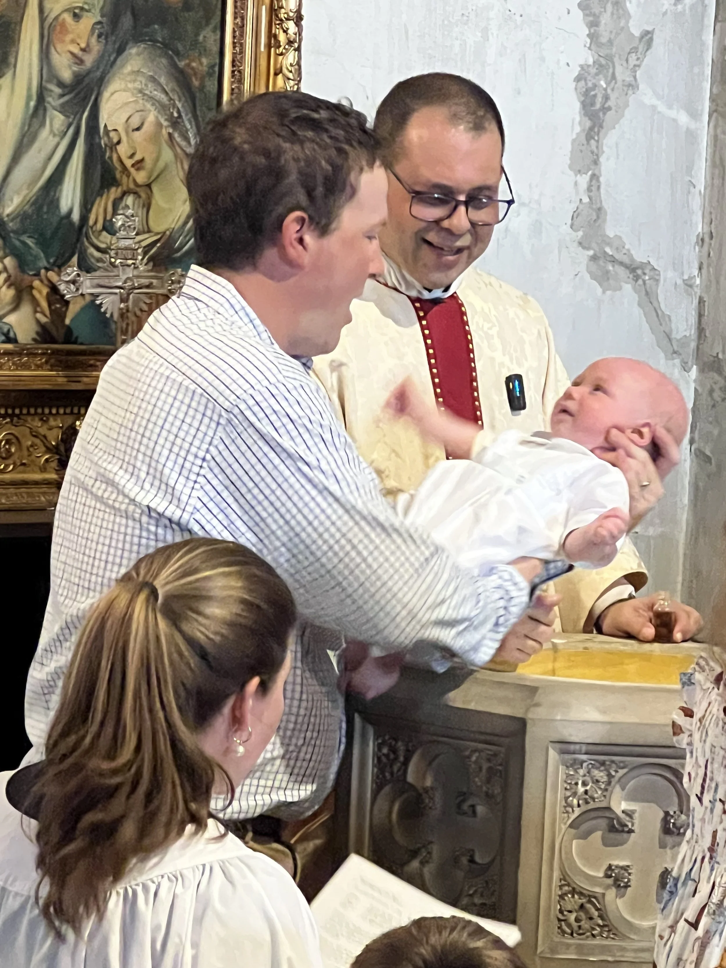 Isaac Luis Burr  was baptized at Saint John's on Sunday, July 6th