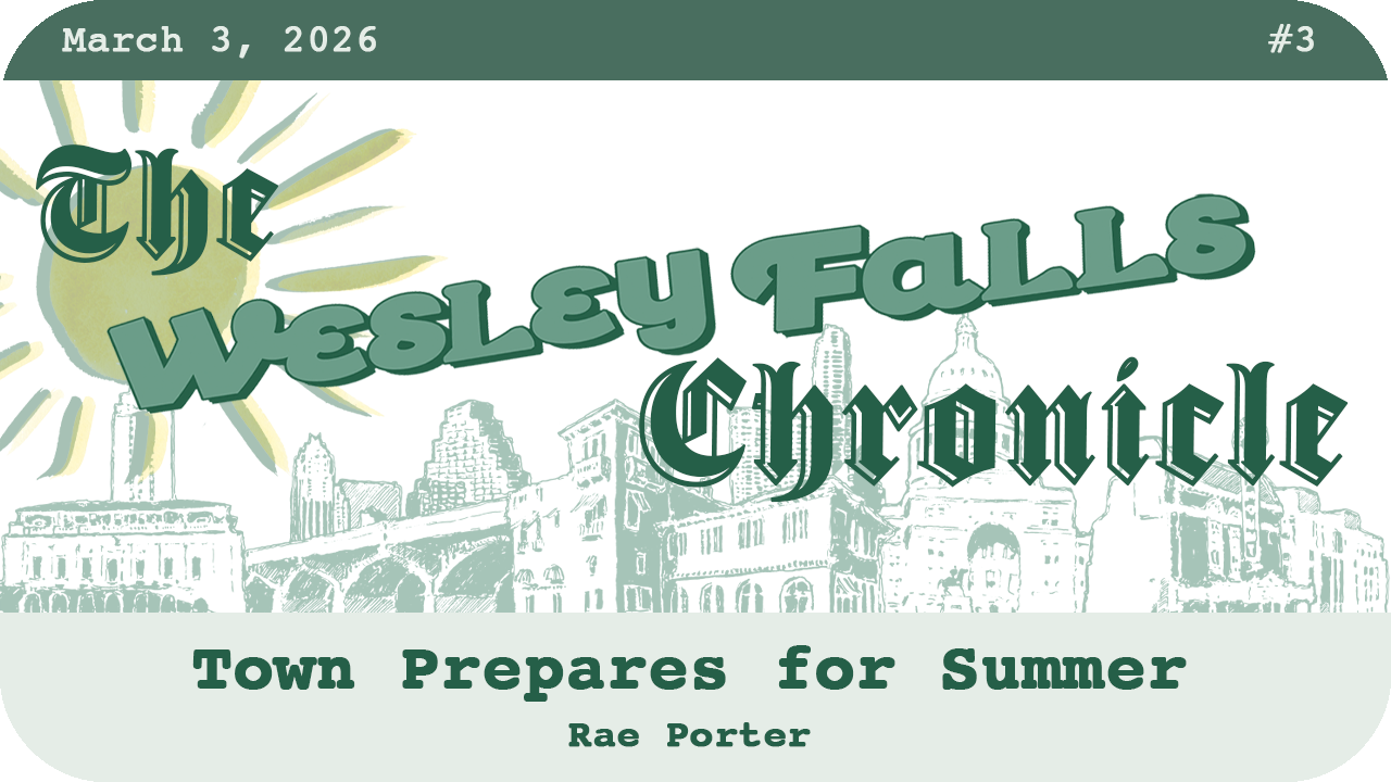 Wesley Falls Returns!