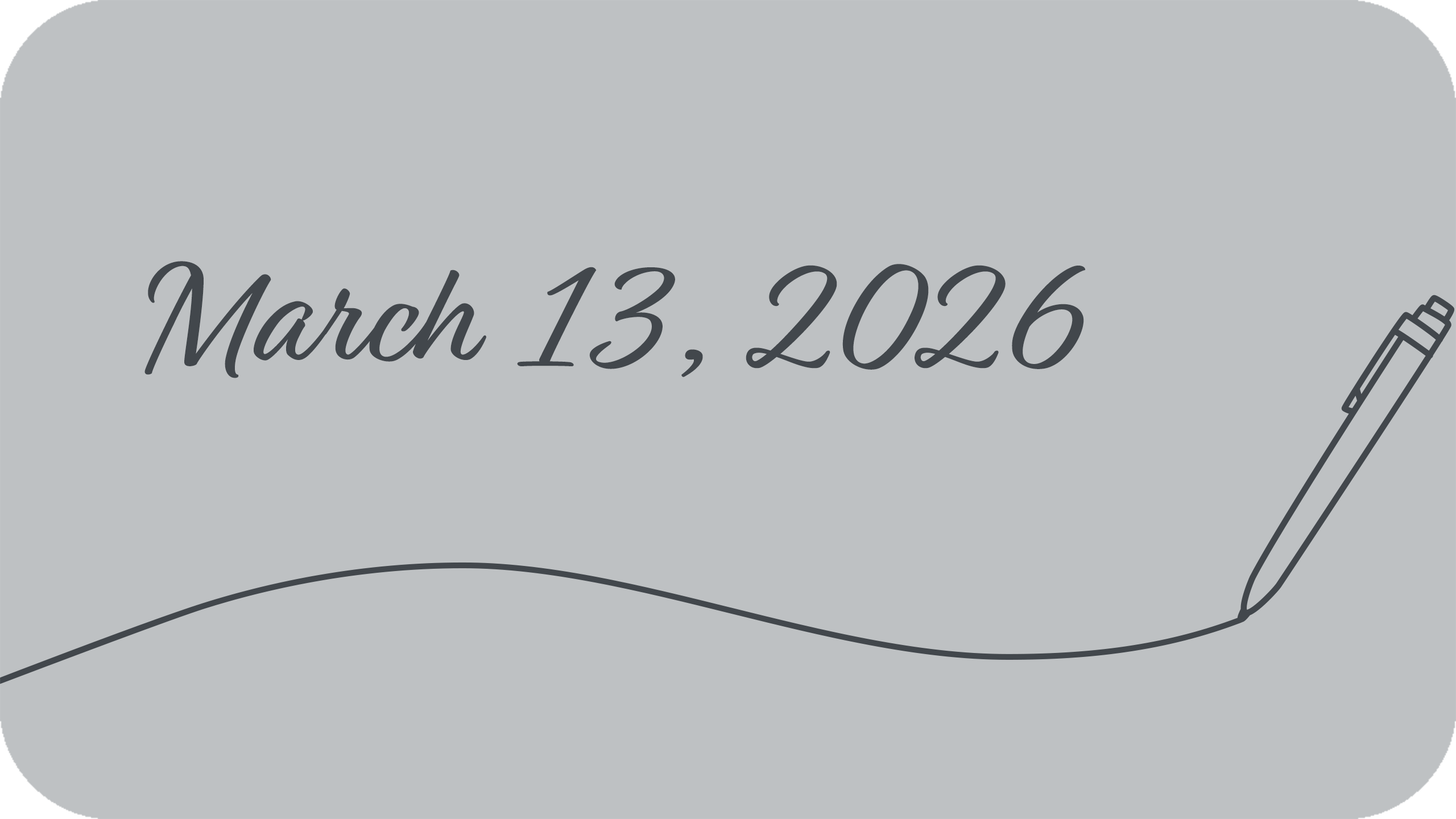 March 13, 2026