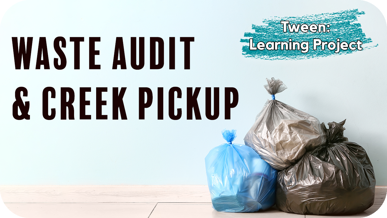 Tween Learning Project: Waste Audit & Creek Pickup