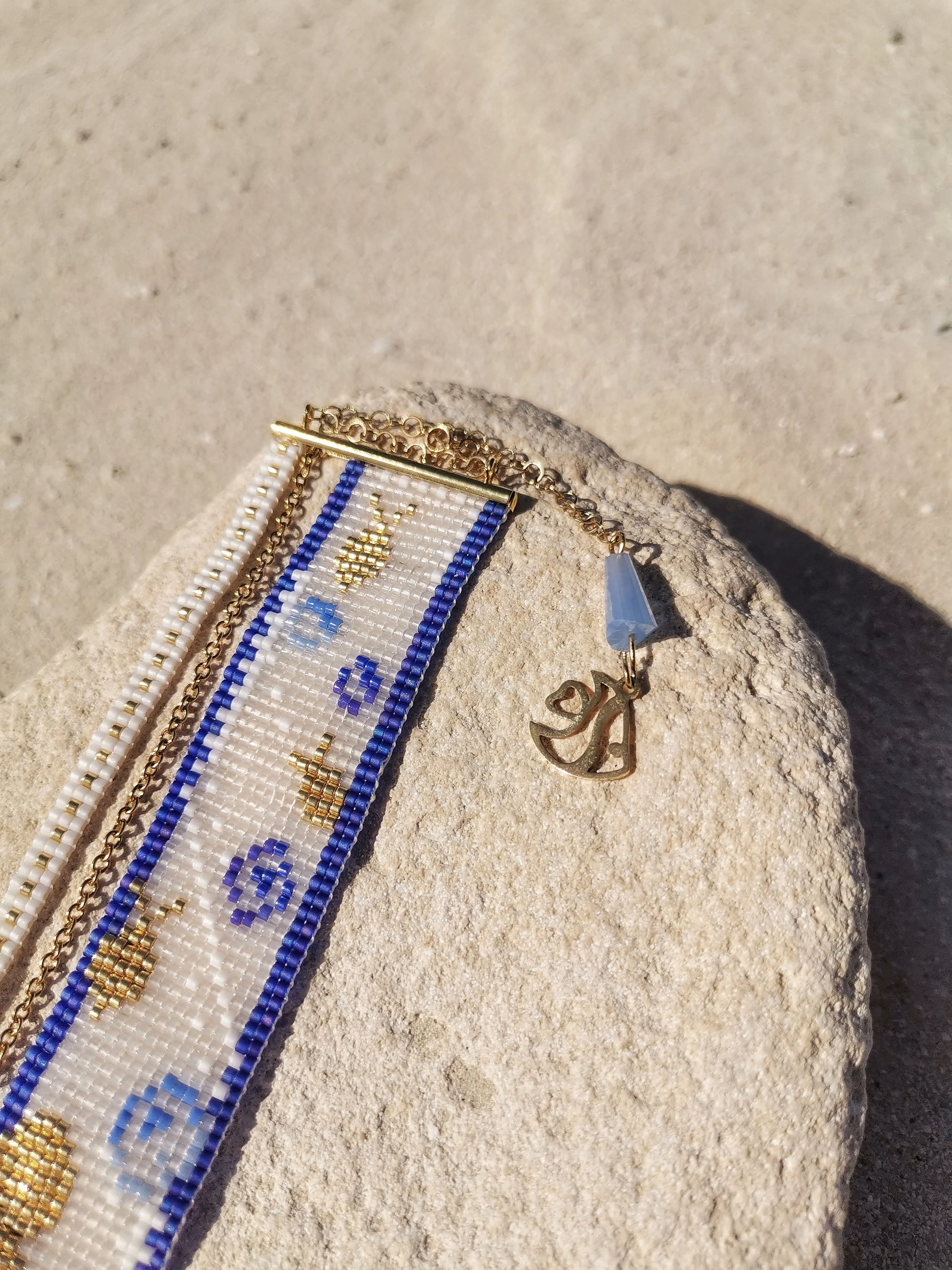 Fish Factory Beaded triple bracelet