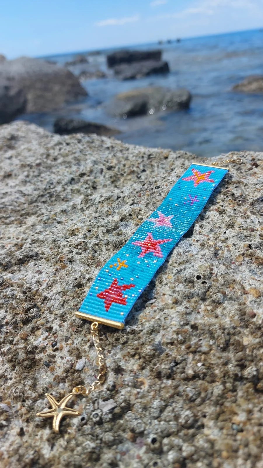 Starfish Bracelet and Ring Set