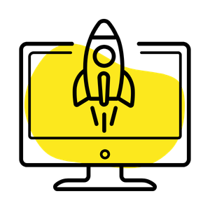 Icon representing the full-service polish package — CMS launch with SEO and design refinement.