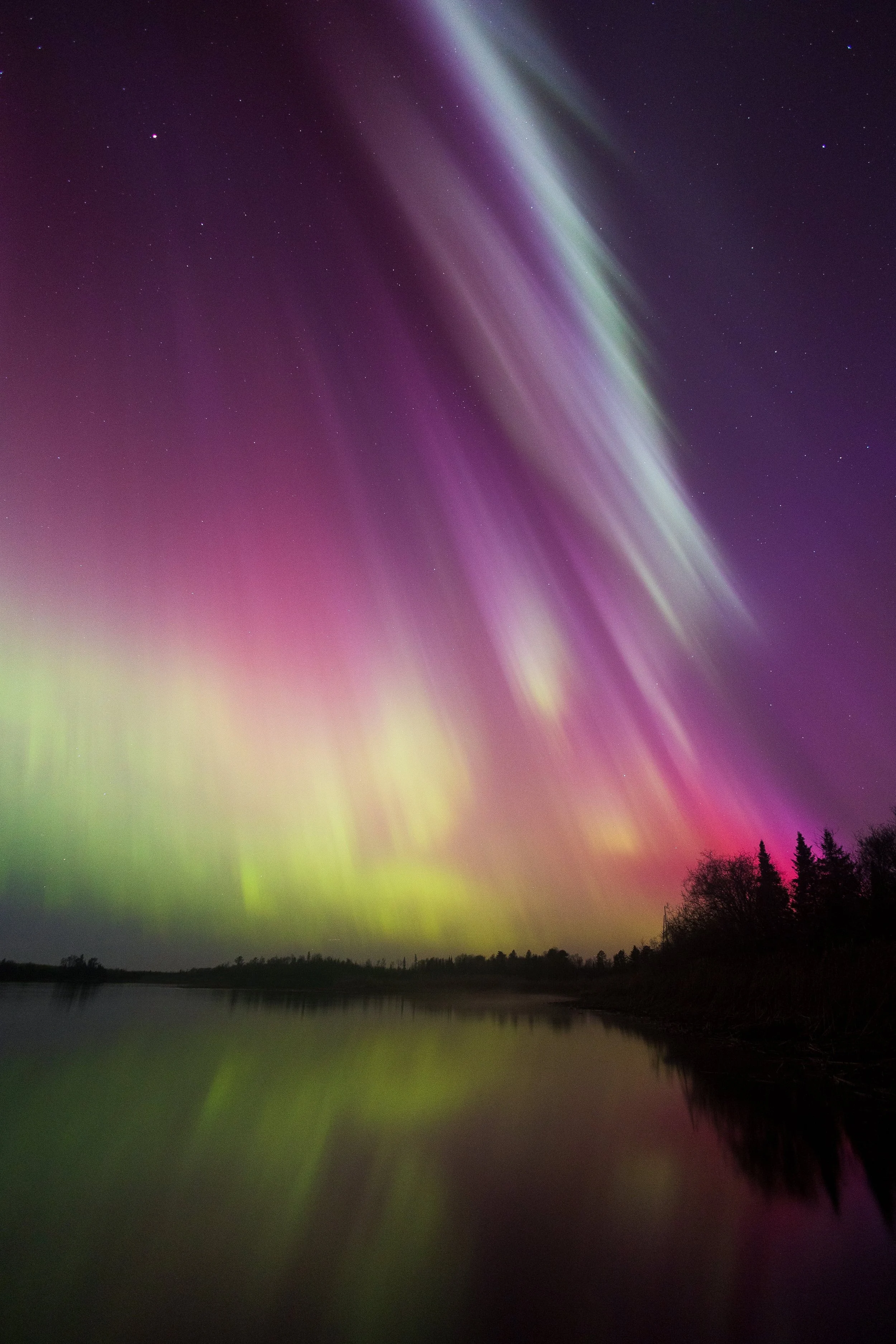 Northern Lights over Boulder Lake