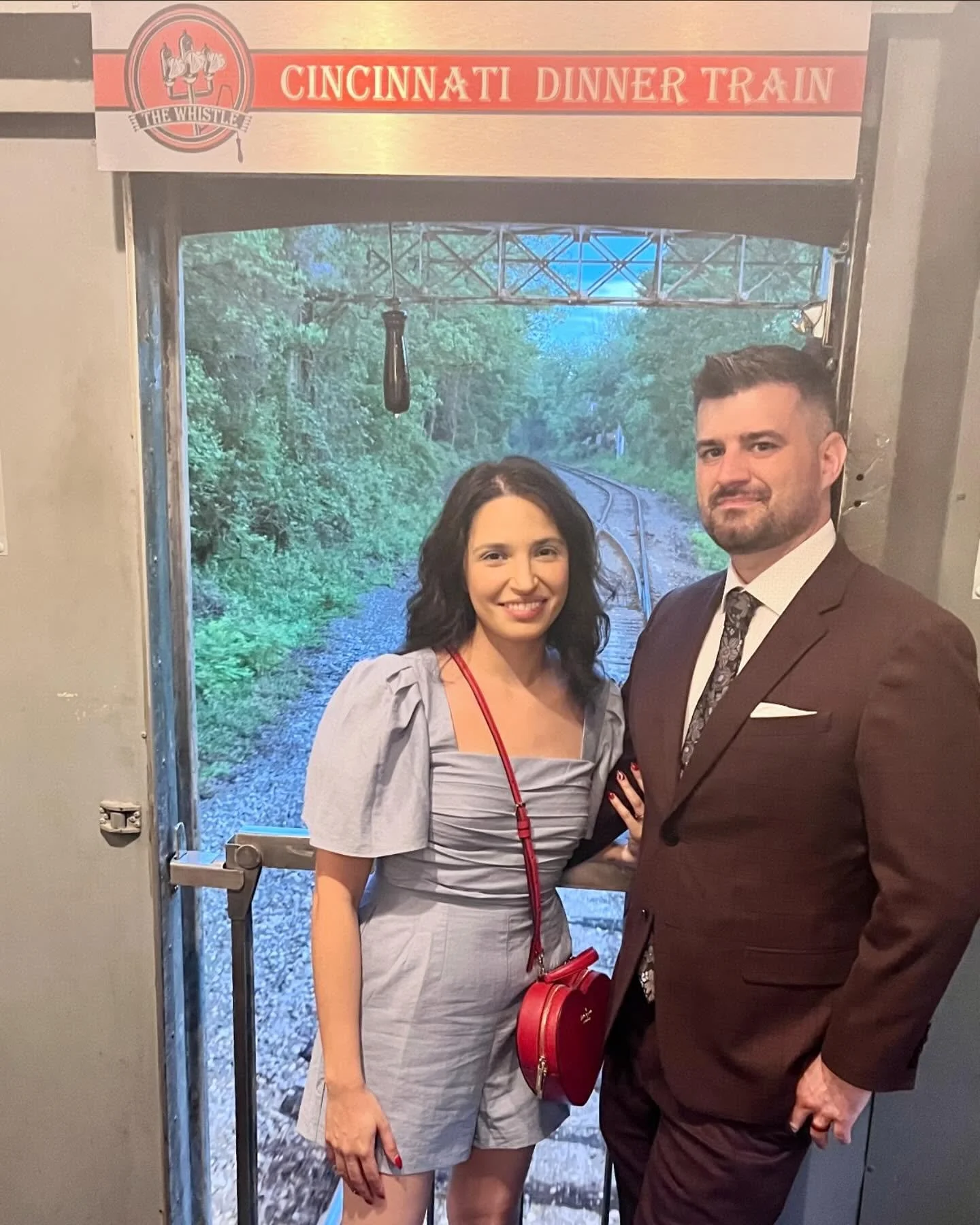 A fancy date night with @dammitdanny 🥰🛤️🚊