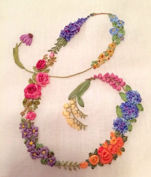 Silk Ribbon Initial --C  Audra Kennedy.jpeg