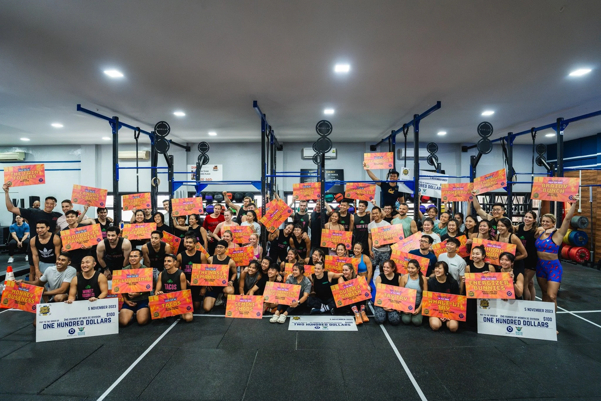 crossfit mobilus double trouble 2023 participants