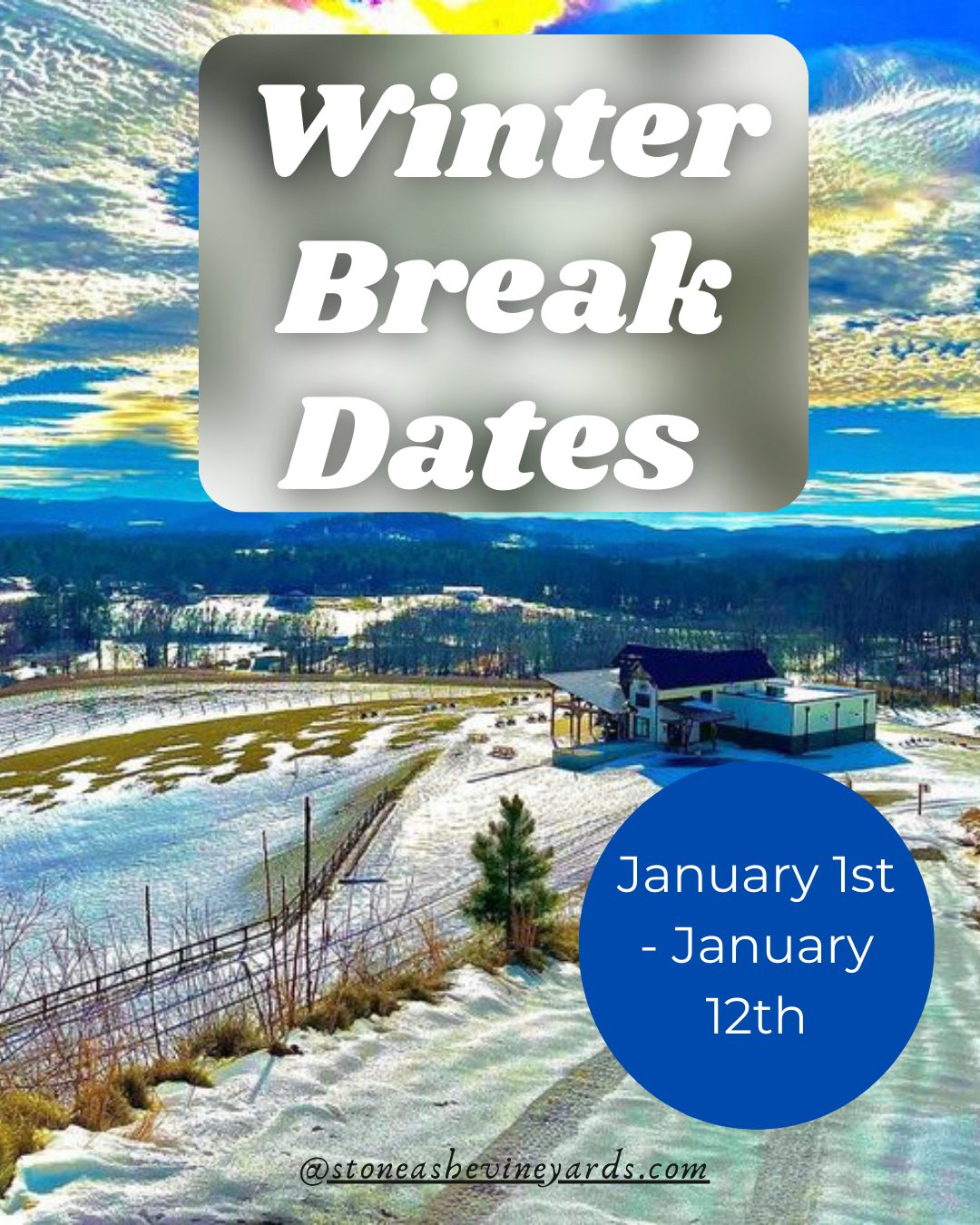 Closed for Winter Break