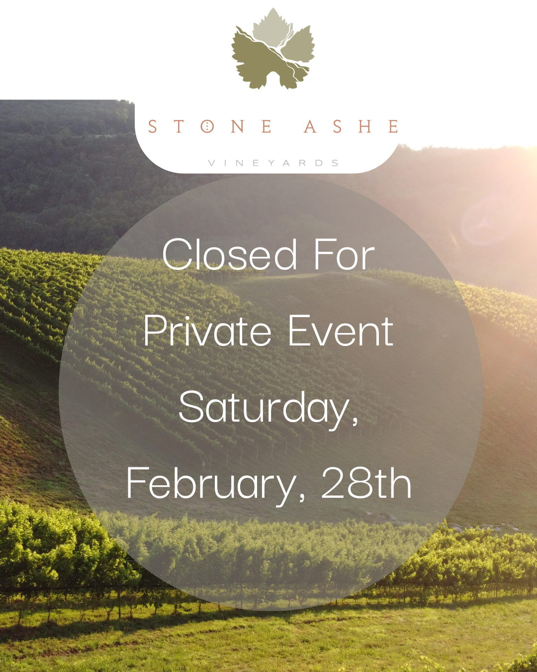 Closed for Private Event