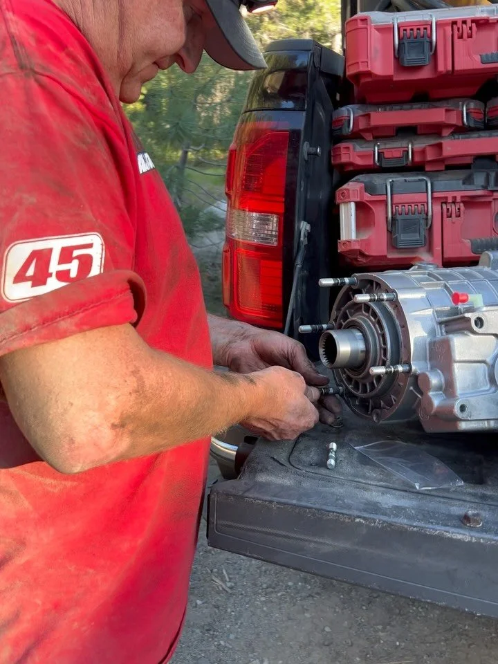 Yesterday was a day of adventure. We had a nice morning bike ride around Lake Tahoe, and then we saw this family with their truck and RV on the side of the road. Jeff always stops to see if he can help and most of the time it&rsquo;s grab a few tools