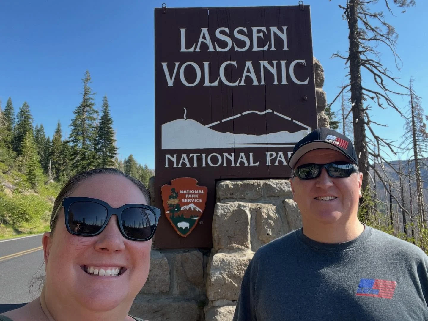 📍Lassen Volcanic National Park
On our trip to Northern California last summer we made a day trip to Lassen Volcanic NP. I didn&rsquo;t know what to expect, and I was blown away at how beautiful it was. We had planned to do a hike, but as you can see
