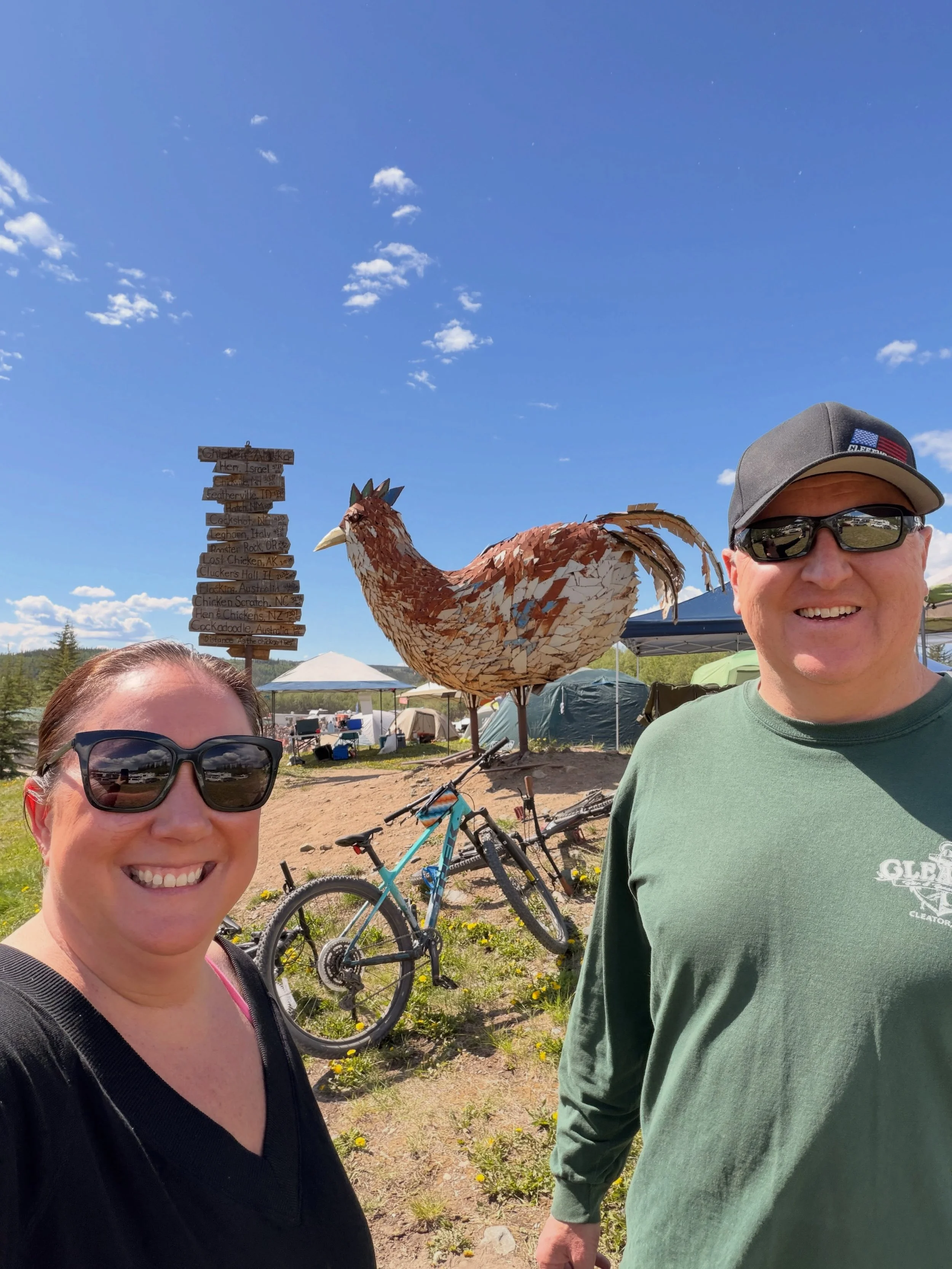 📍🐓Chicken, Alaska

A very rural, very small town off the top of the world Highway in Alaska. We happened to be there during their music festival &ldquo;Chicken Stock&rdquo;. Extra points for a very entertaining name. We had a delicious breakfast an