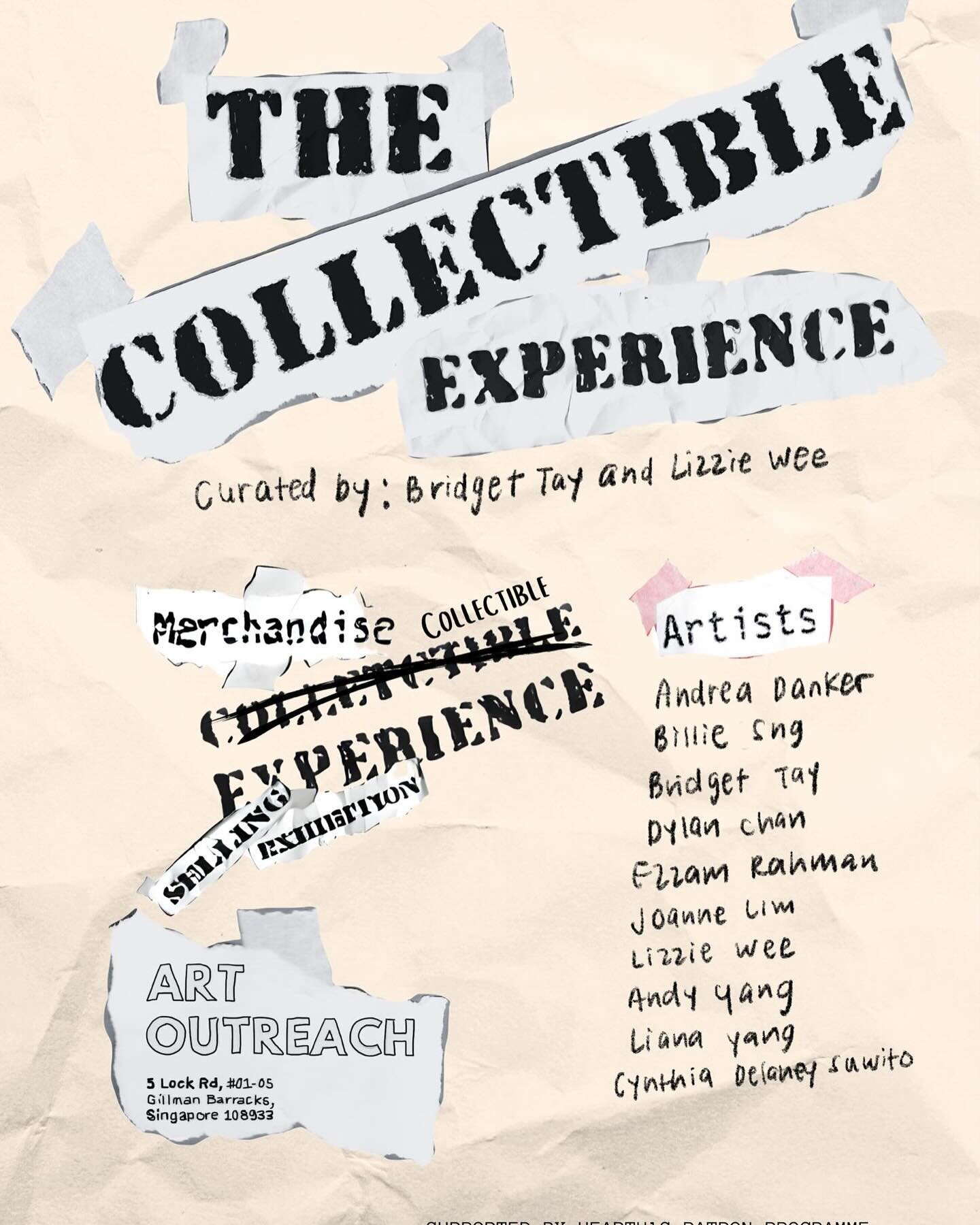 Hi Everyone! I&rsquo;m super excited and grateful to be part of the artist lineup showcasing at The Collectible Experience, opening at @artoutreachsingapore on April 13th! ❤️

Curated by @bbridgettay and @lizzieweee, the show explores the concept of 