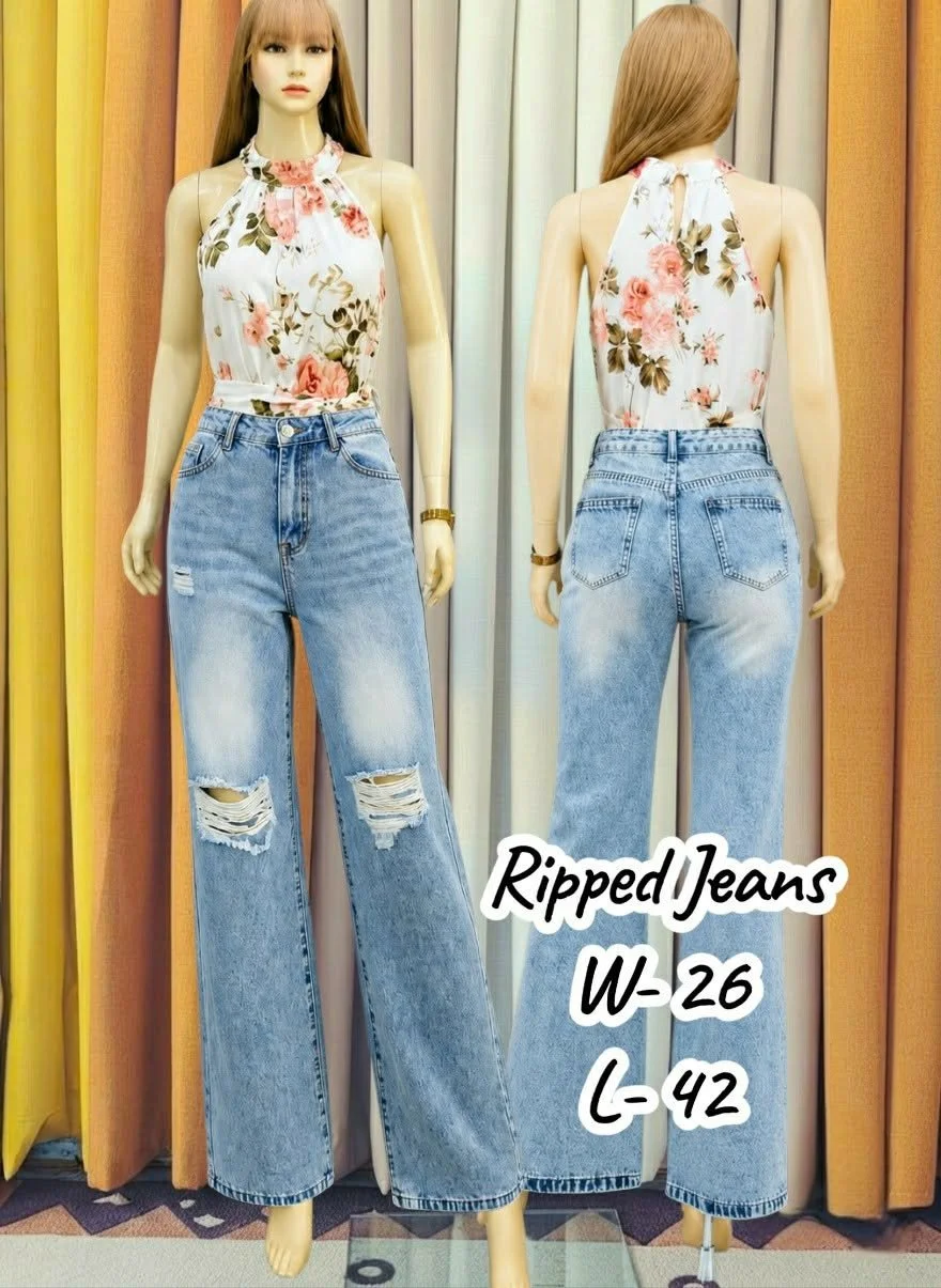 💙✨Ripped Wide Leg Jeans 💙✨