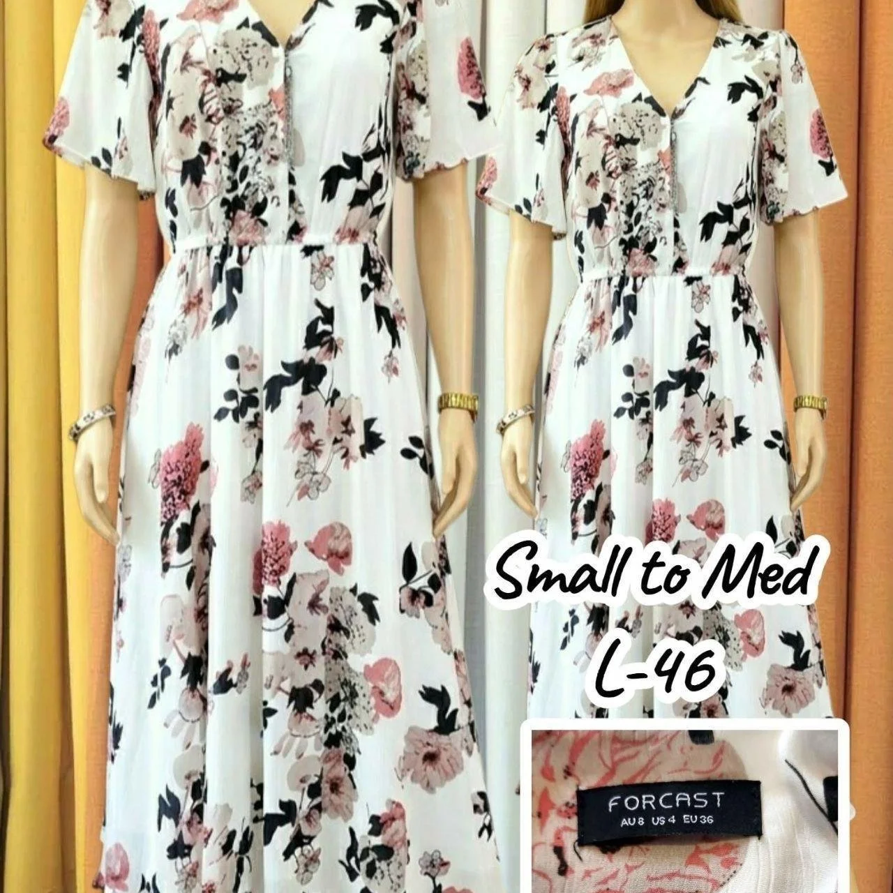 🌸 Forcast Floral Midi Dress | AU 8 | Effortlessly Feminine 🌸