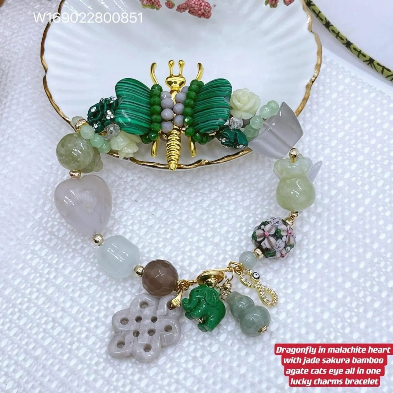 Lucky Charms Bracelet with Precious Stones
